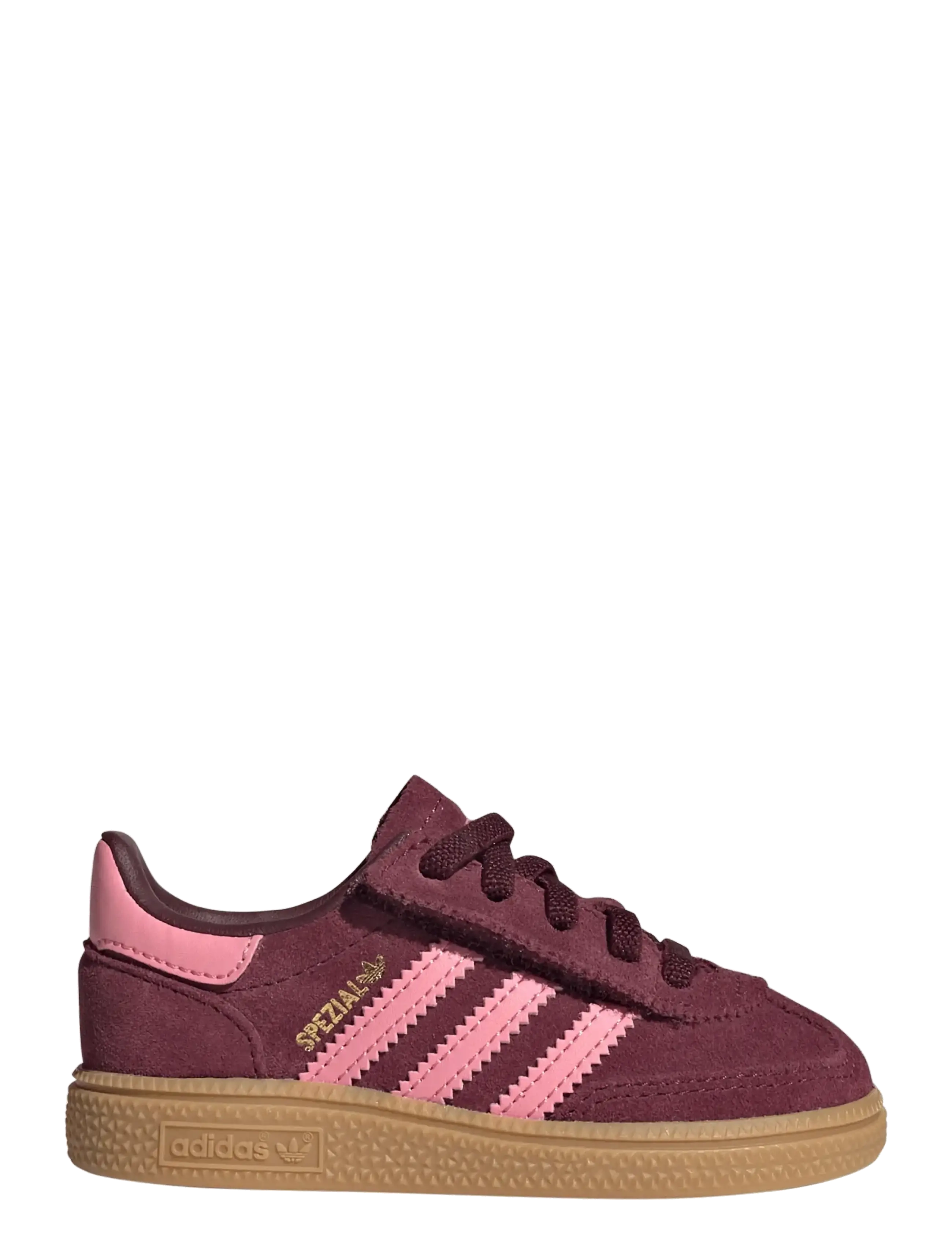 adidas Originals - HANDBALL SPEZIAL CF EL I - lave sneakers - maroon/blipnk/gum3 - 1