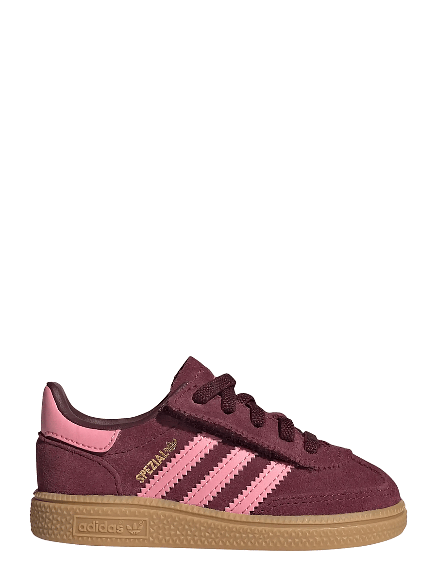 adidas Originals - HANDBALL SPEZIAL CF EL I - lave sneakers - maroon/blipnk/gum3 - 1
