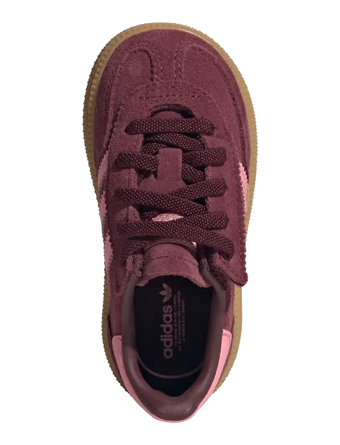 adidas Originals - HANDBALL SPEZIAL CF EL I - lave sneakers - maroon/blipnk/gum3 - 4