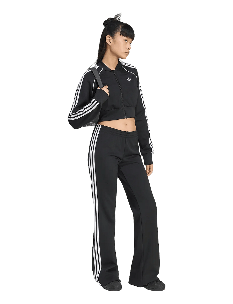 adidas Originals - FLARED PANTS - joggingbukser - black/white - 3
