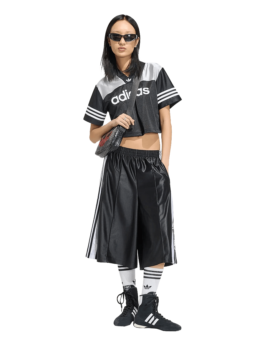 adidas Originals - LONG SHORTS - casual shorts - black/white - 2