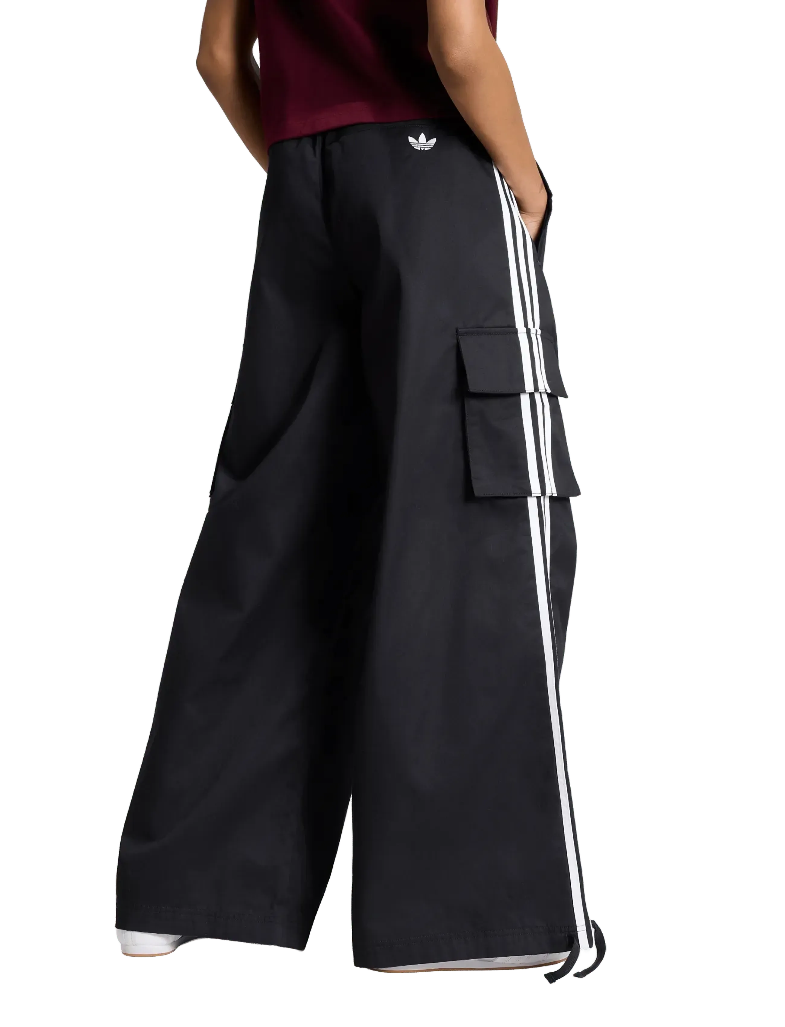 adidas Originals - TWL CARGO PANTS - casual byxor - black/white - 2