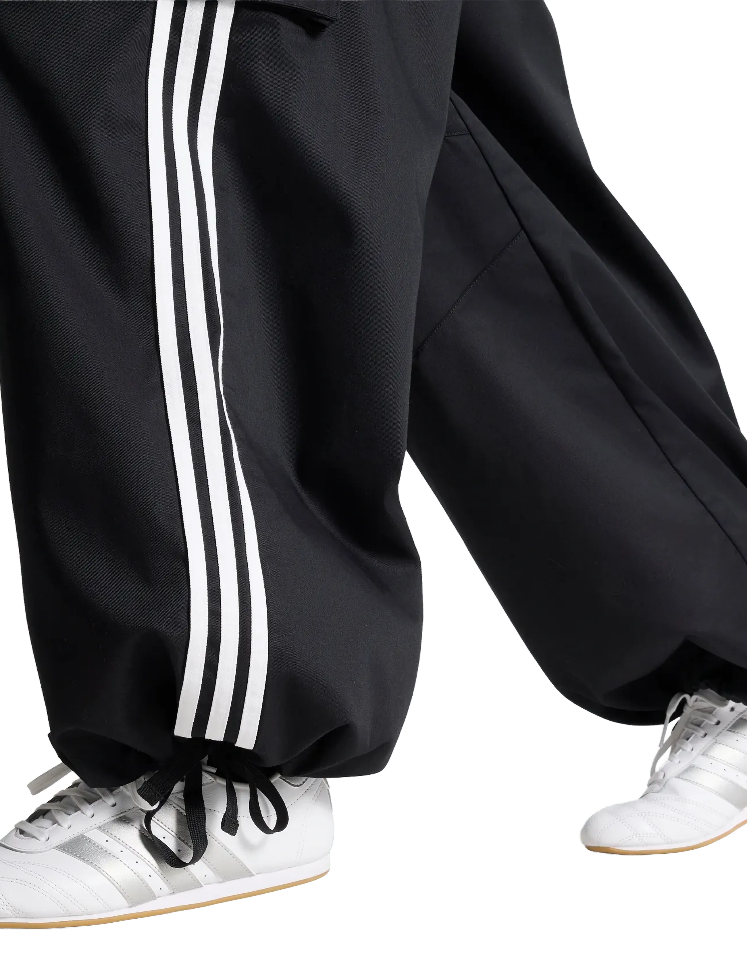 adidas Originals - TWL CARGO PANTS - casual byxor - black/white - 3