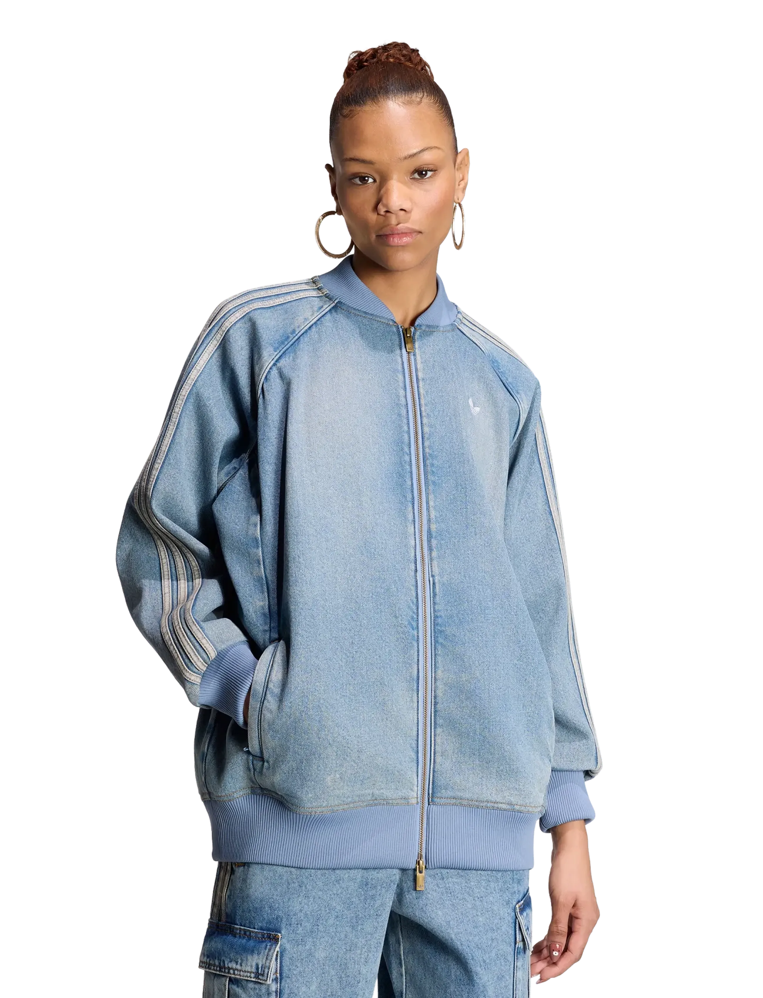 adidas Originals - SST OS TT D - freizeitjacken - worblu - 3