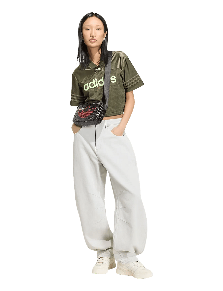 adidas Originals - BARREL PNT D - casual trousers - clgrde - 3
