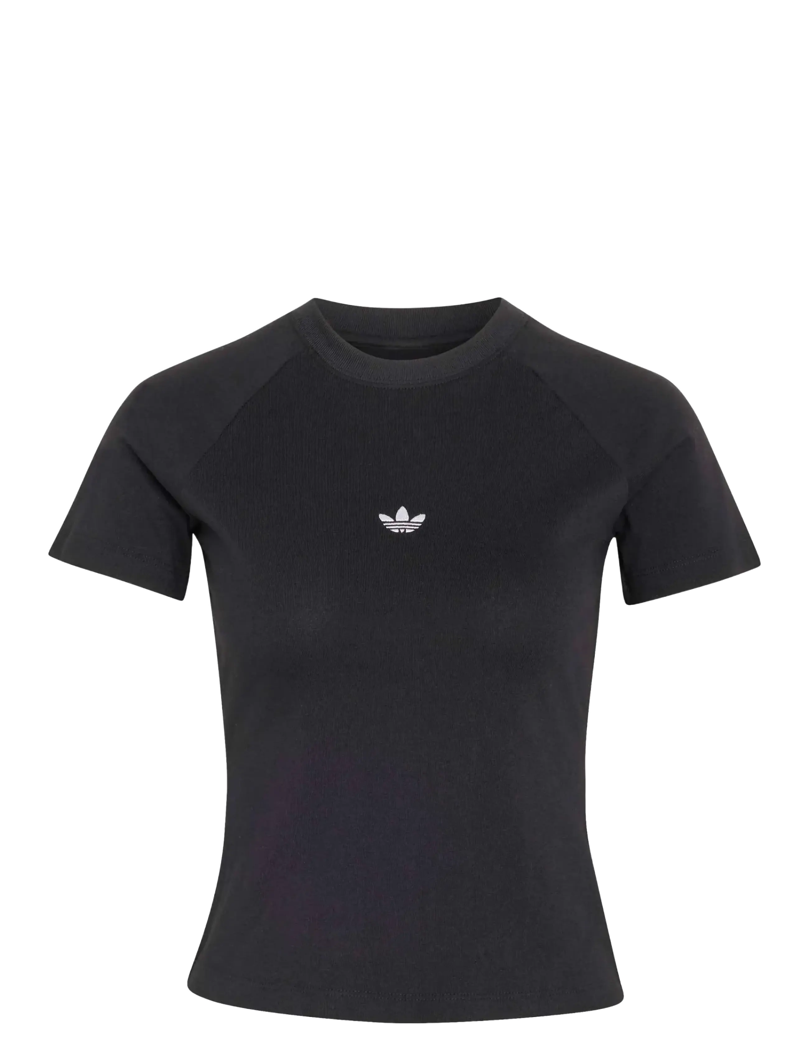adidas Originals ESS SLIM TEE - T-Shirts & Tops - BLACK / black