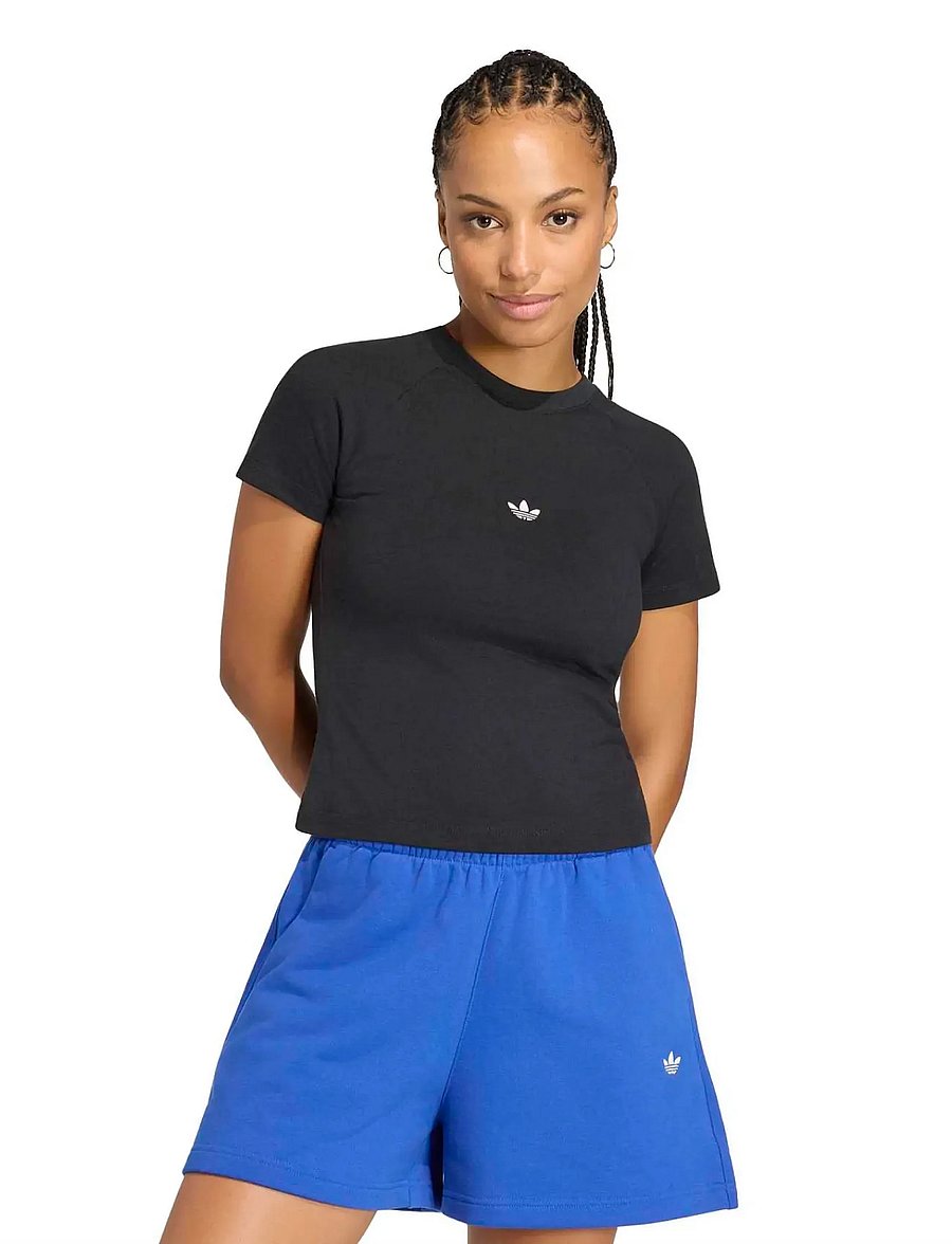 adidas Originals - ESS SLIM TEE - t-shirts - black - 0