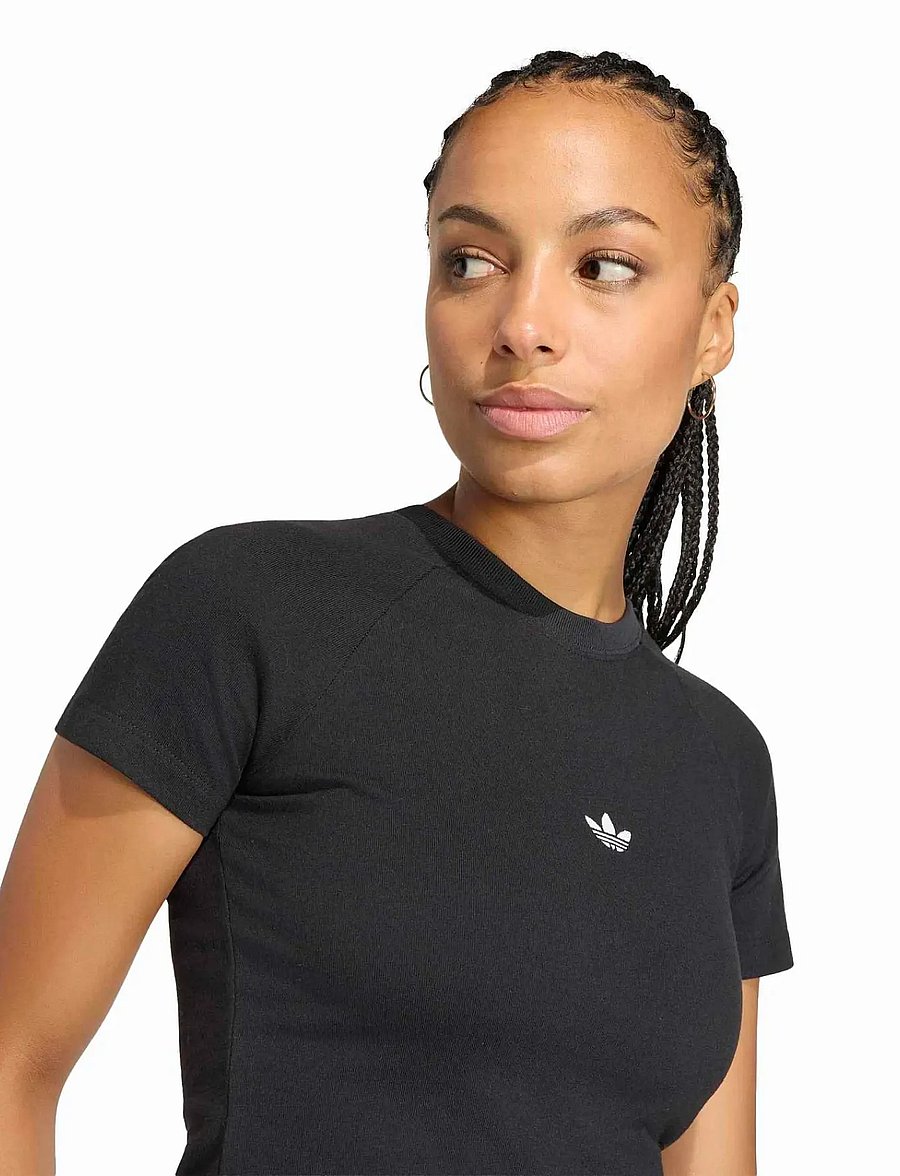 adidas Originals - ESS SLIM TEE - t-shirts - black - 4