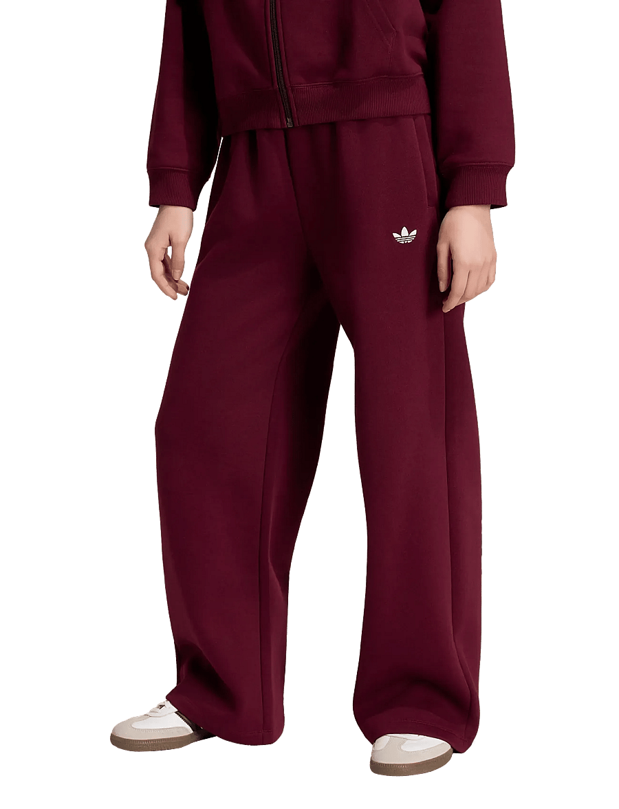 adidas Originals - WIDE LEG PANTS - sweatpants - maroon - 2