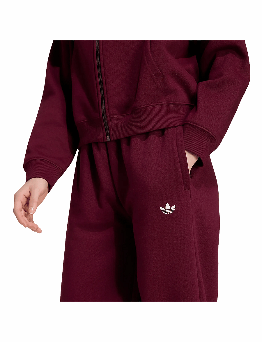 adidas Originals - WIDE LEG PANTS - sweatpants - maroon - 3