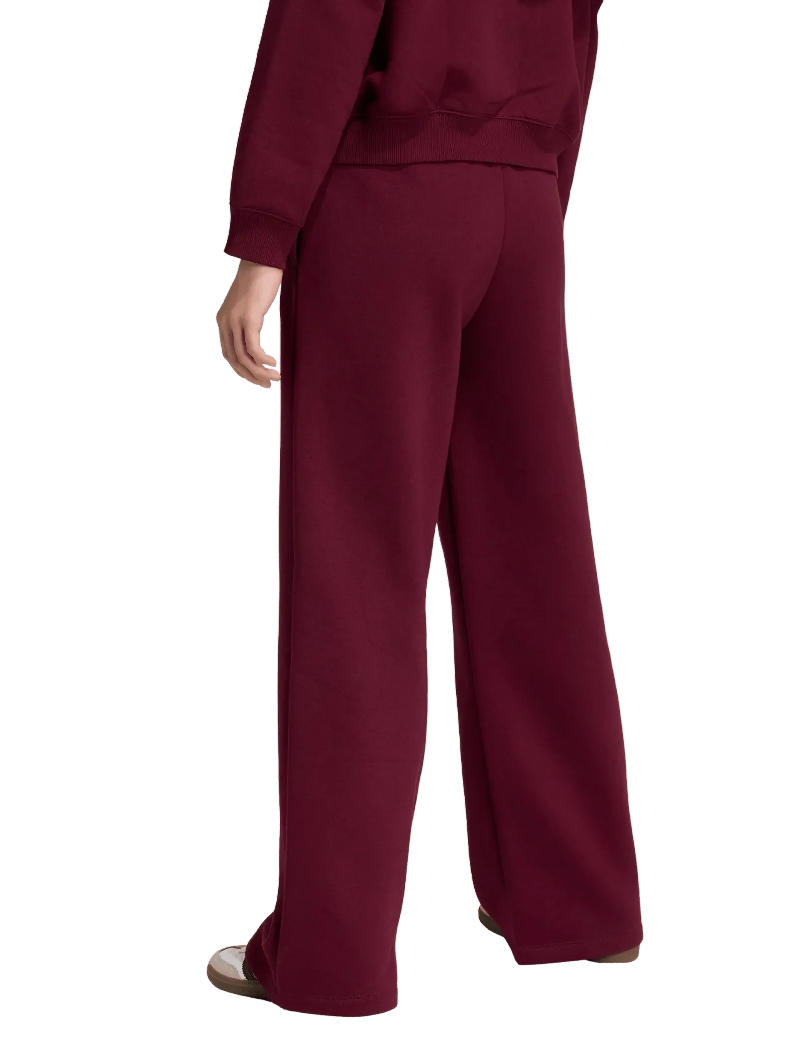 adidas Originals - WIDE LEG PANTS - sweatpants - maroon - 5