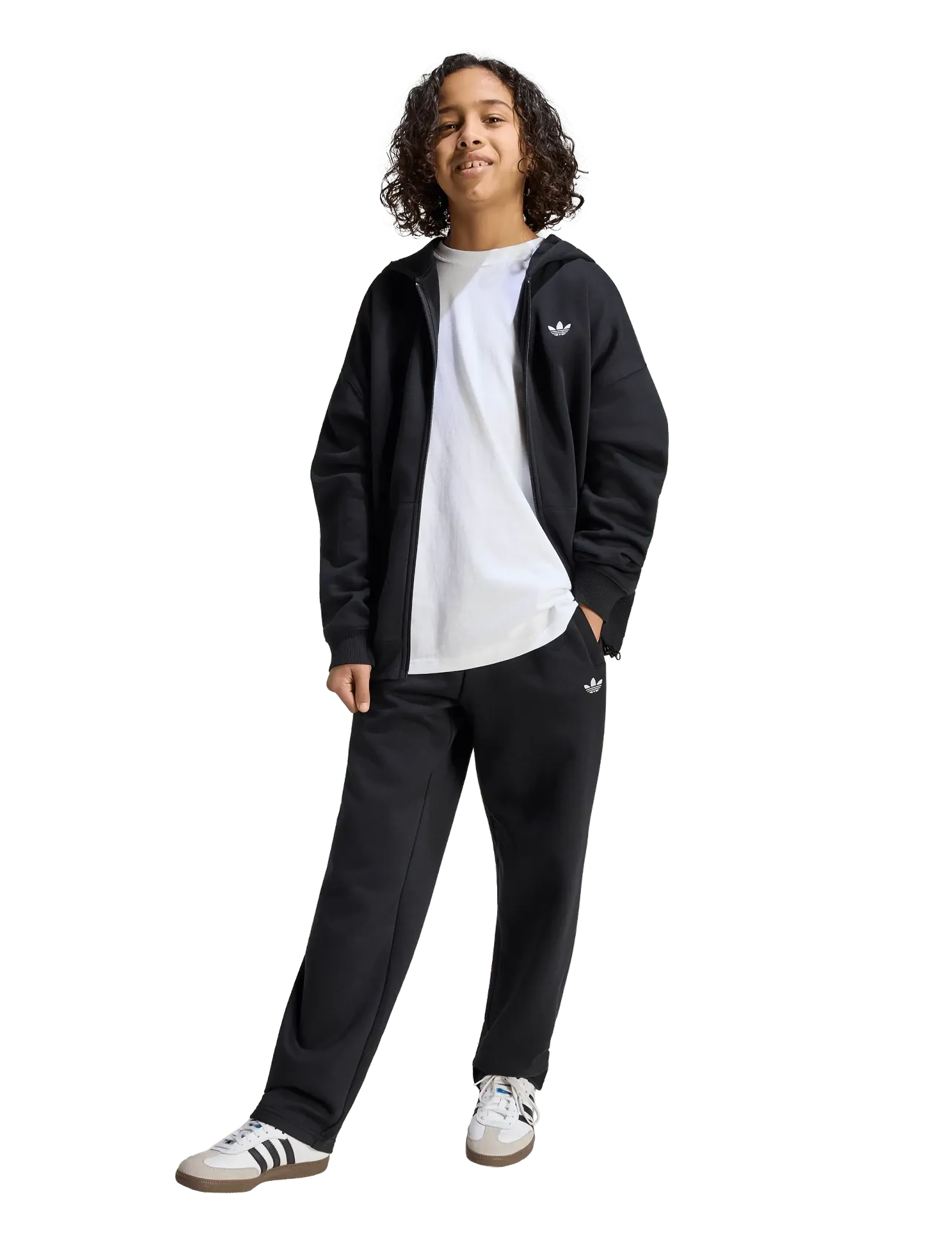 adidas Originals Full Zip Hoodie, 176, Sweatshirts & Hoodies, Schwarz - Kinder