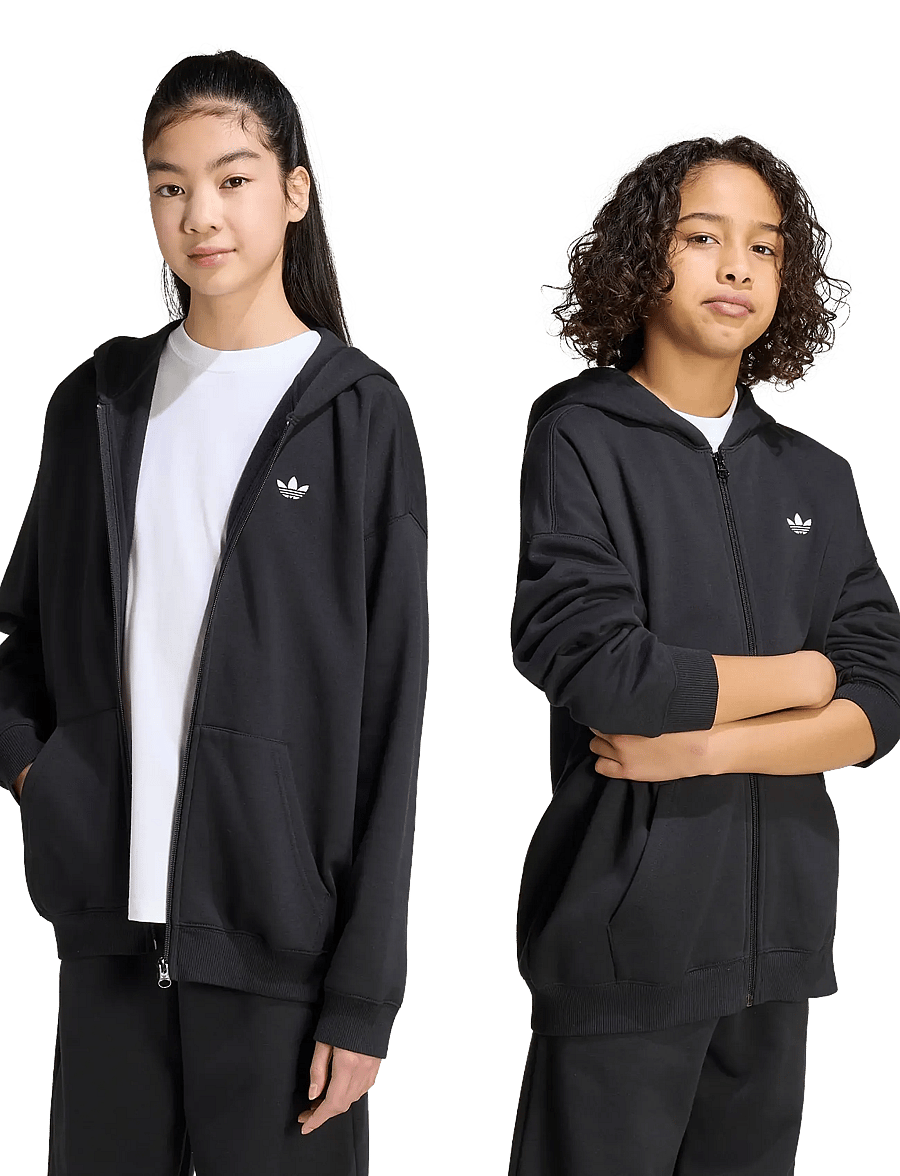 adidas Originals - FULL ZIP HOODIE - hættetrøjer - black - 2