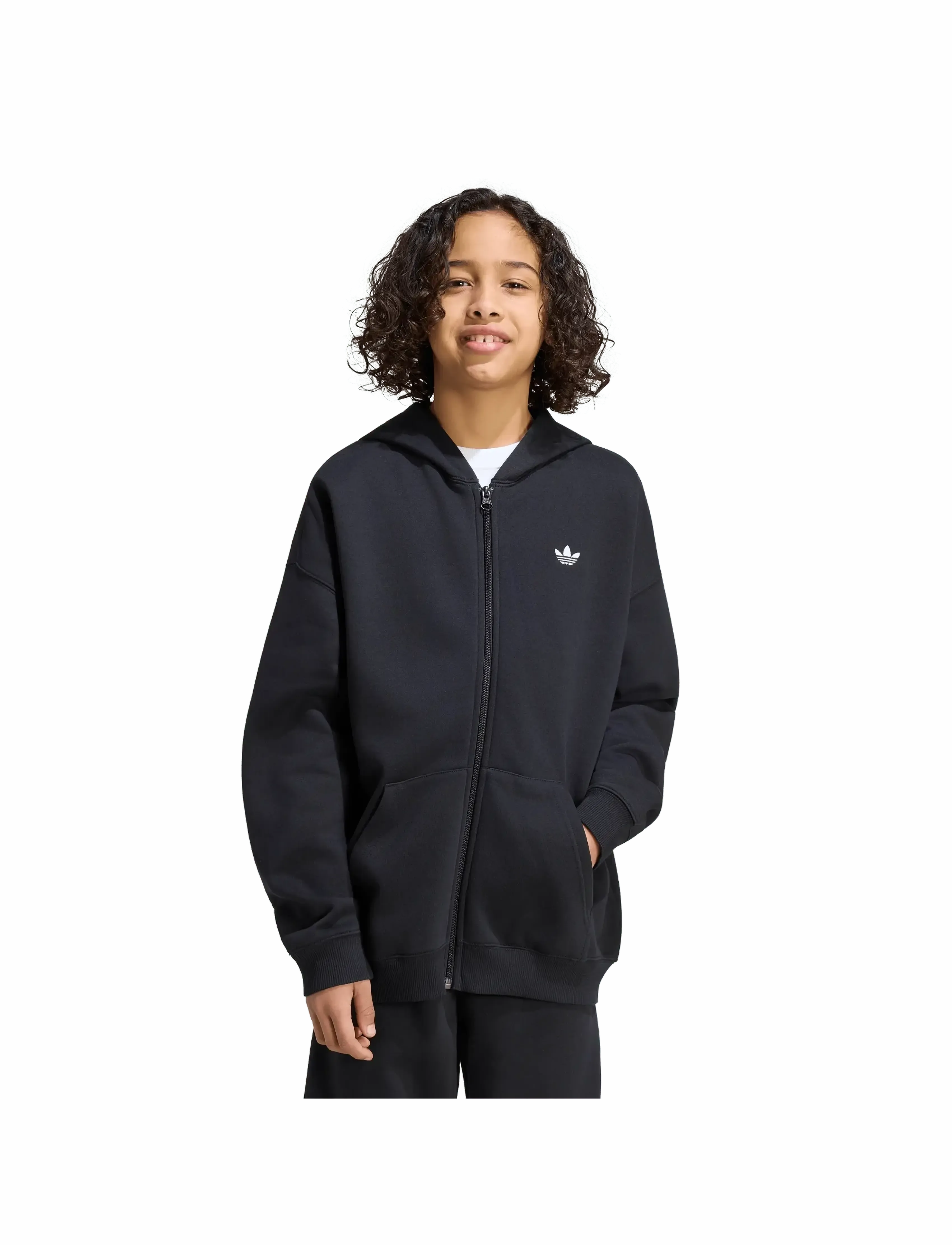 adidas Originals - FULL ZIP HOODIE - hættetrøjer - black - 4