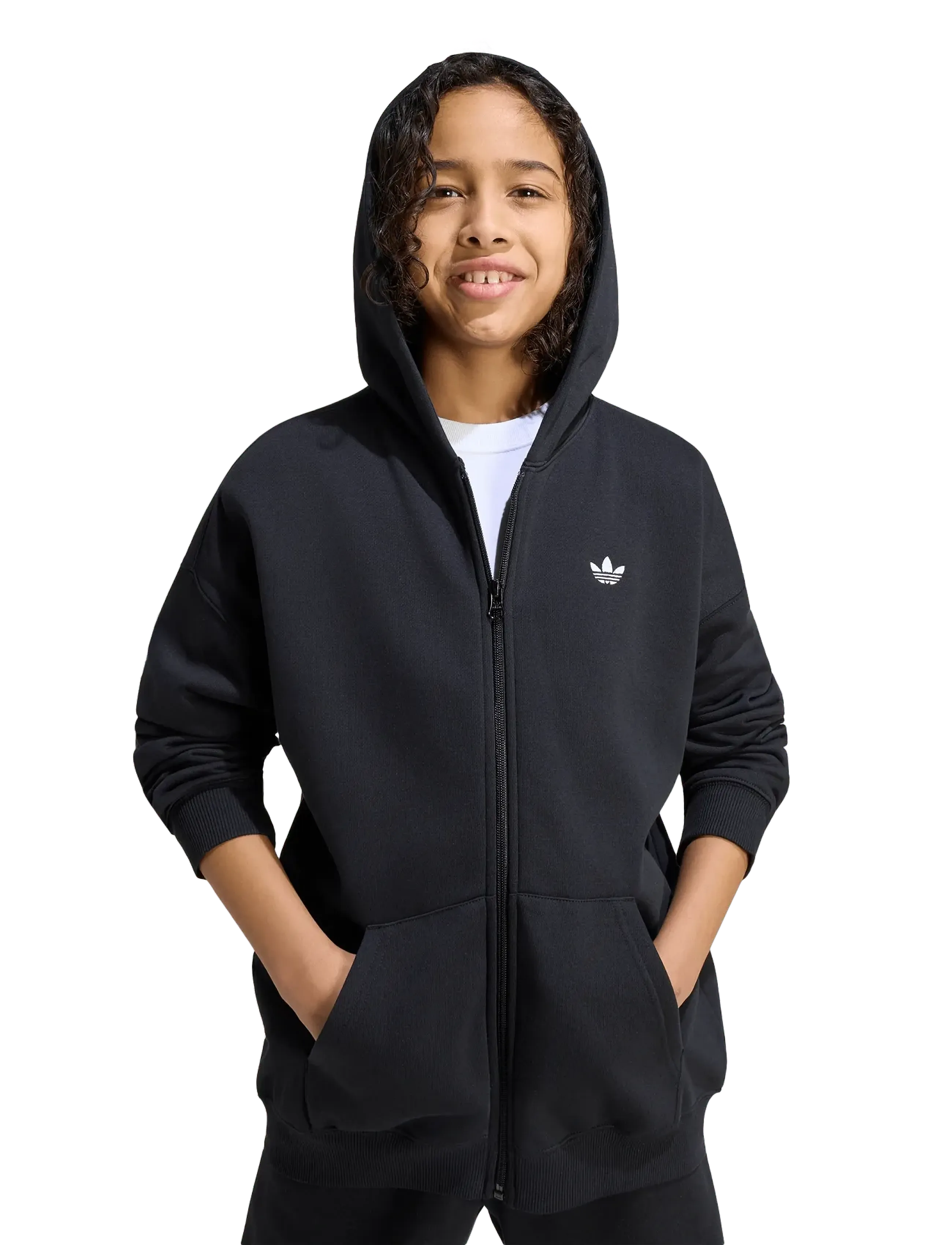 adidas Originals - FULL ZIP HOODIE - hættetrøjer - black - 5