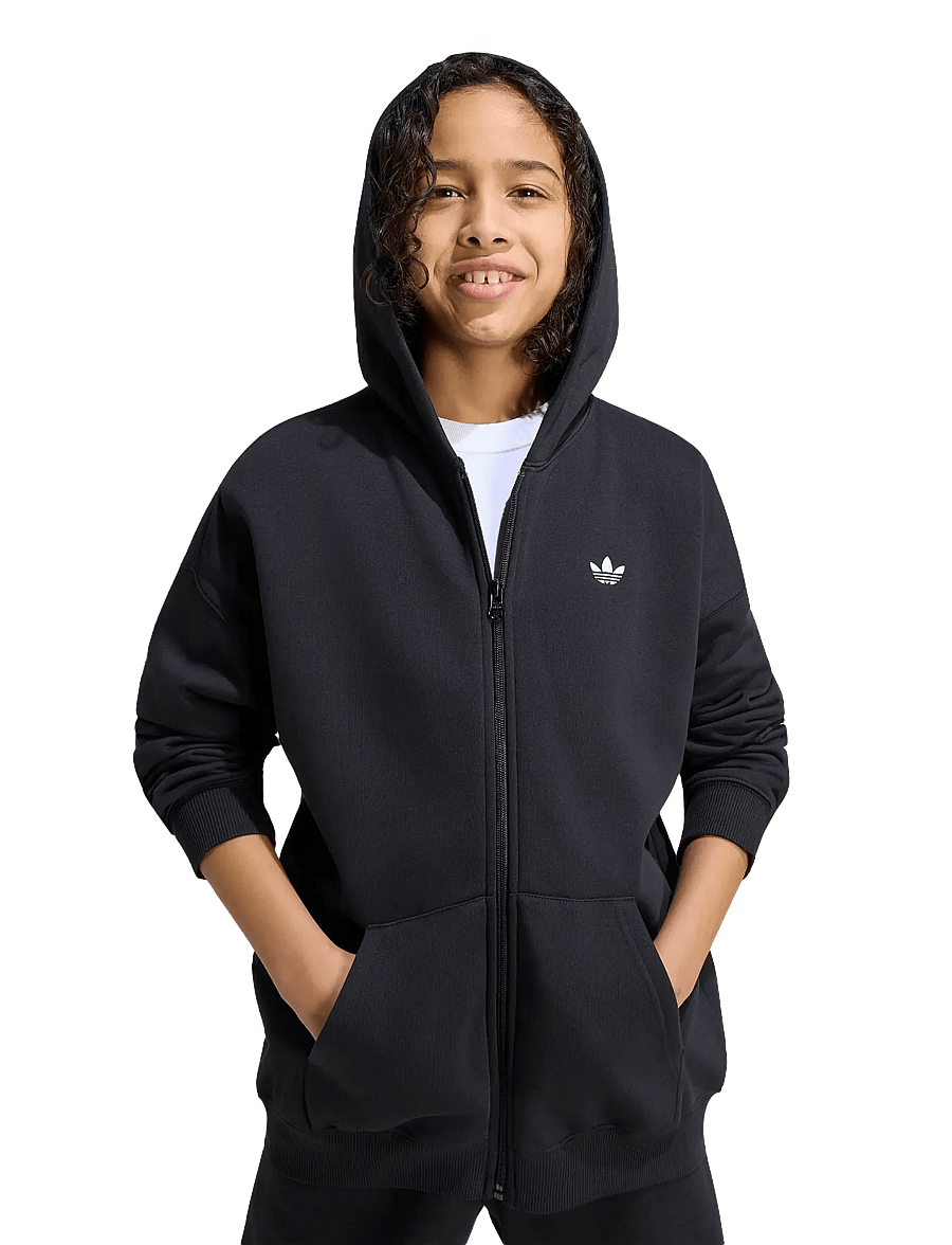 adidas Originals - FULL ZIP HOODIE - hættetrøjer - black - 5
