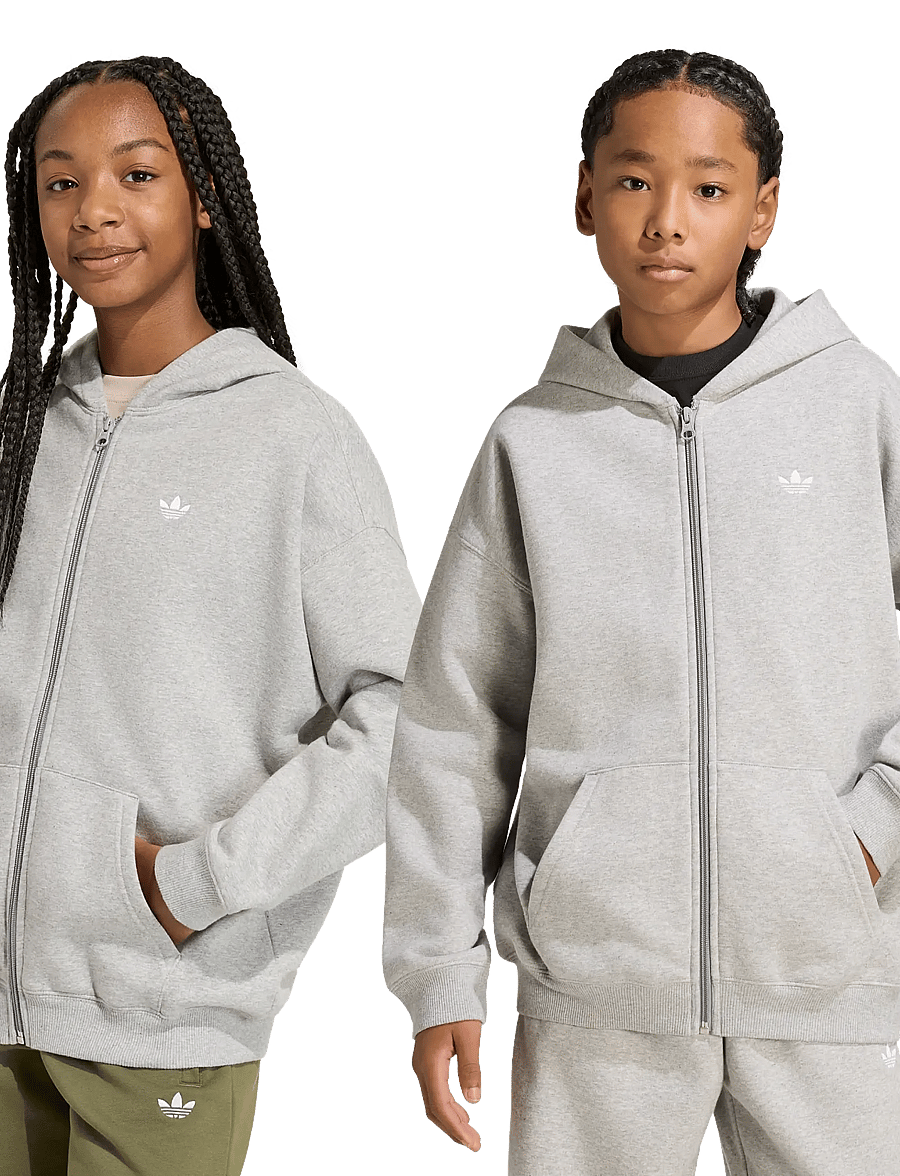 adidas Originals - FULL ZIP HOODIE - kapuutsiga dressipluusid - mgreyh - 2