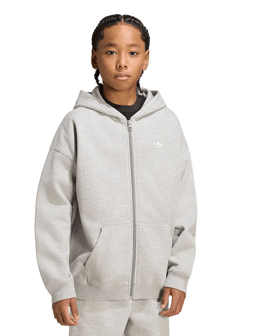 adidas Originals - FULL ZIP HOODIE - kapuutsiga dressipluusid - mgreyh - 3