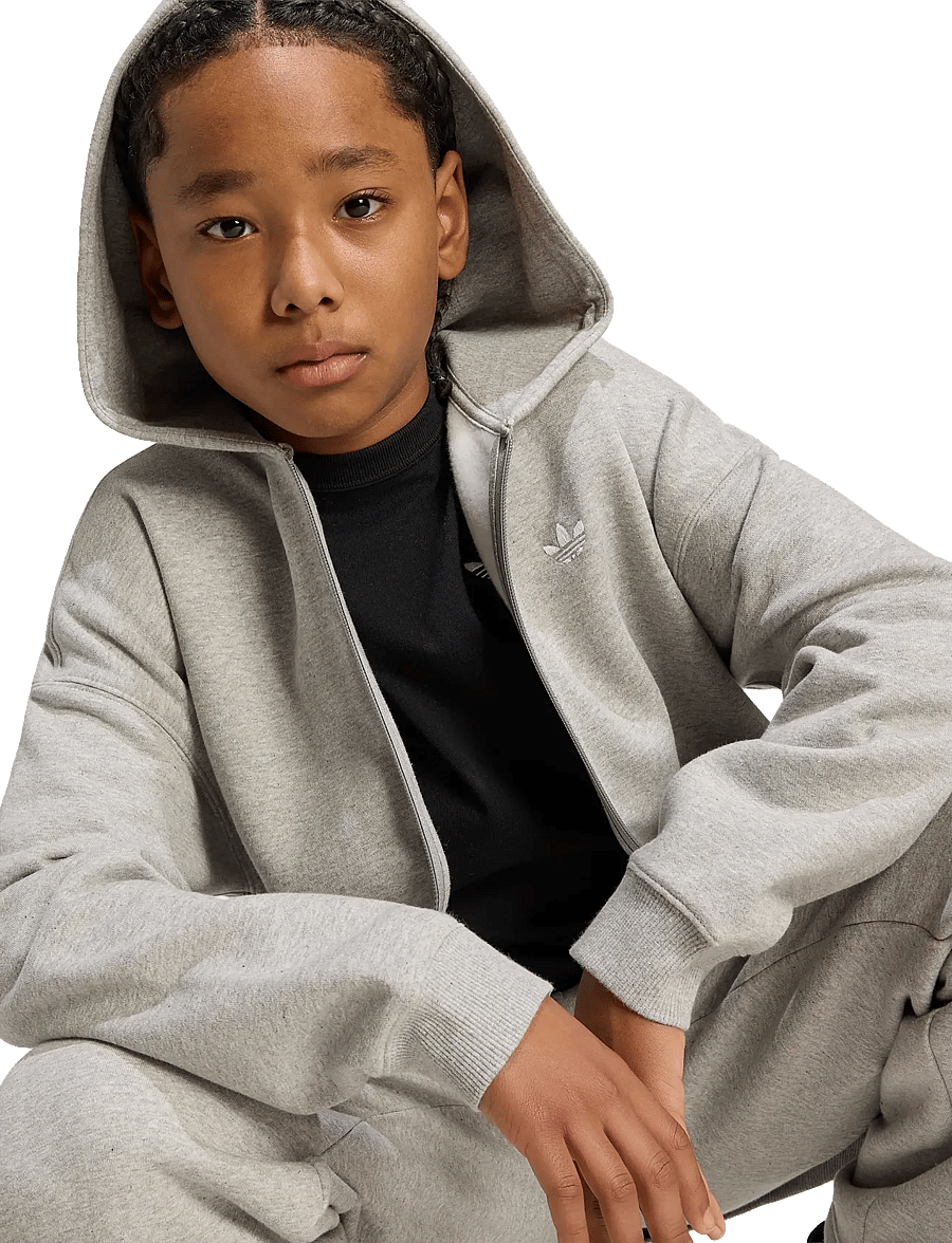 adidas Originals - FULL ZIP HOODIE - kapuutsiga dressipluusid - mgreyh - 5