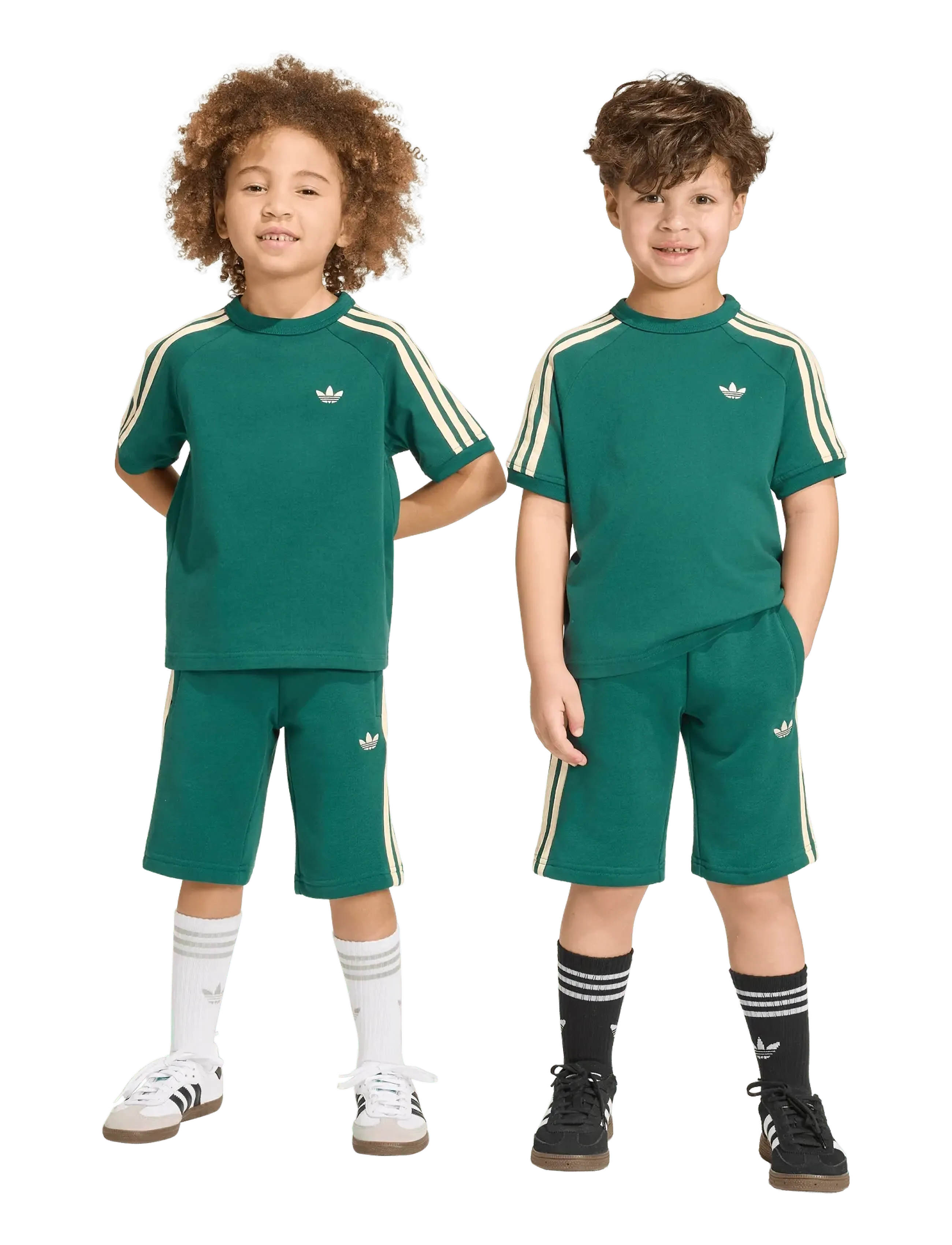 adidas Originals - 3 STRIPE STS - 2-piece sets - cgreen - 4