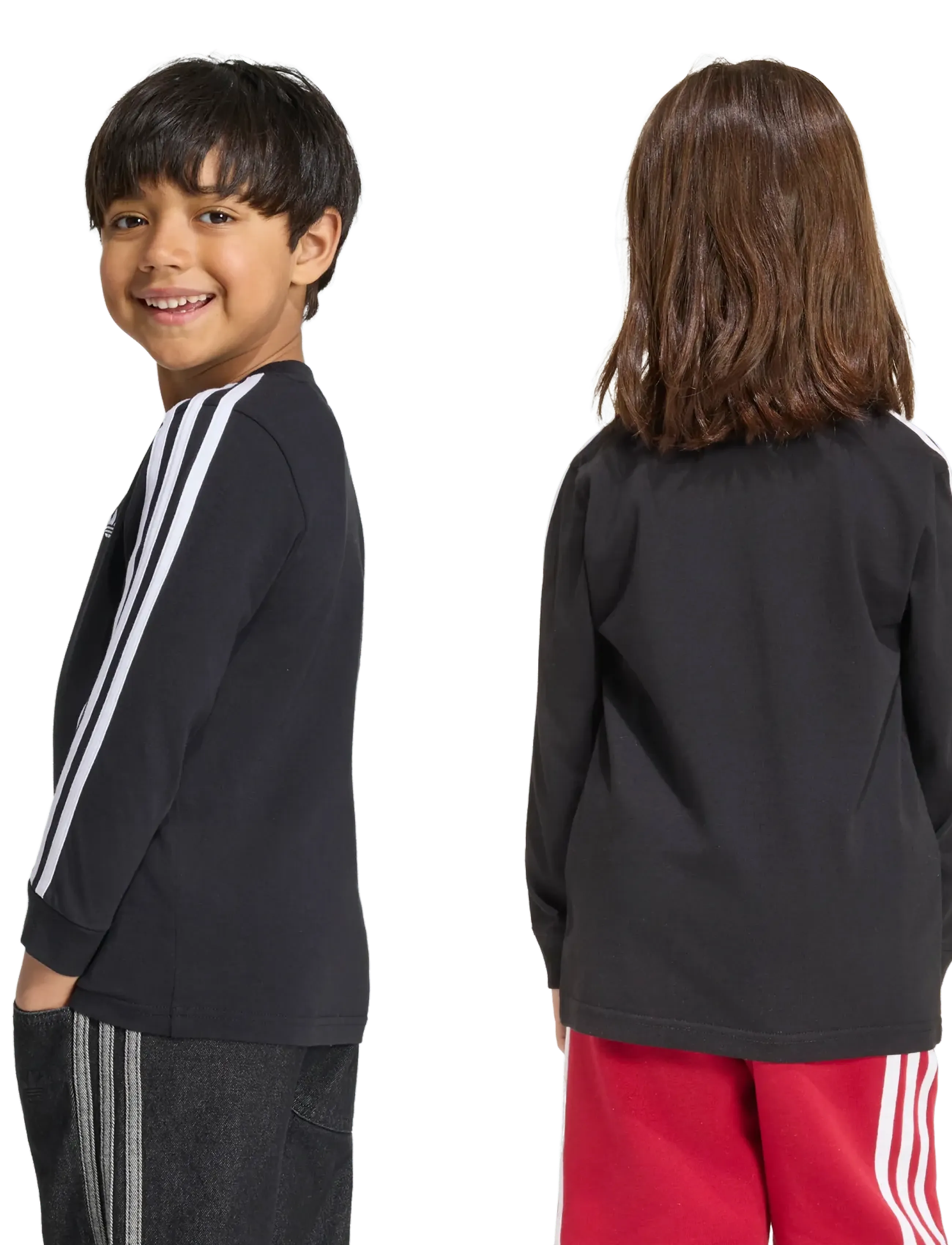 adidas Originals - 3 STRIPE LS - black - 4