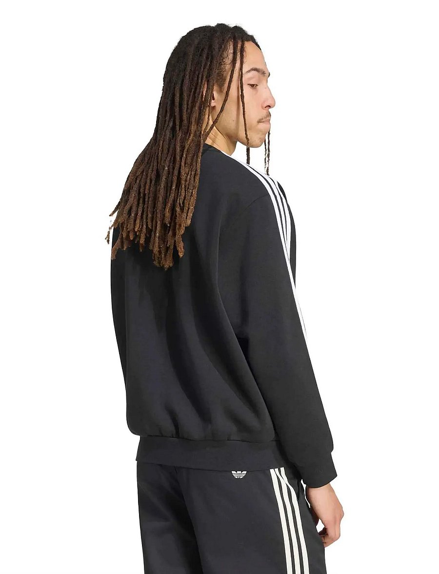 adidas Originals - 3S CREW - oberteile - black/white - 4