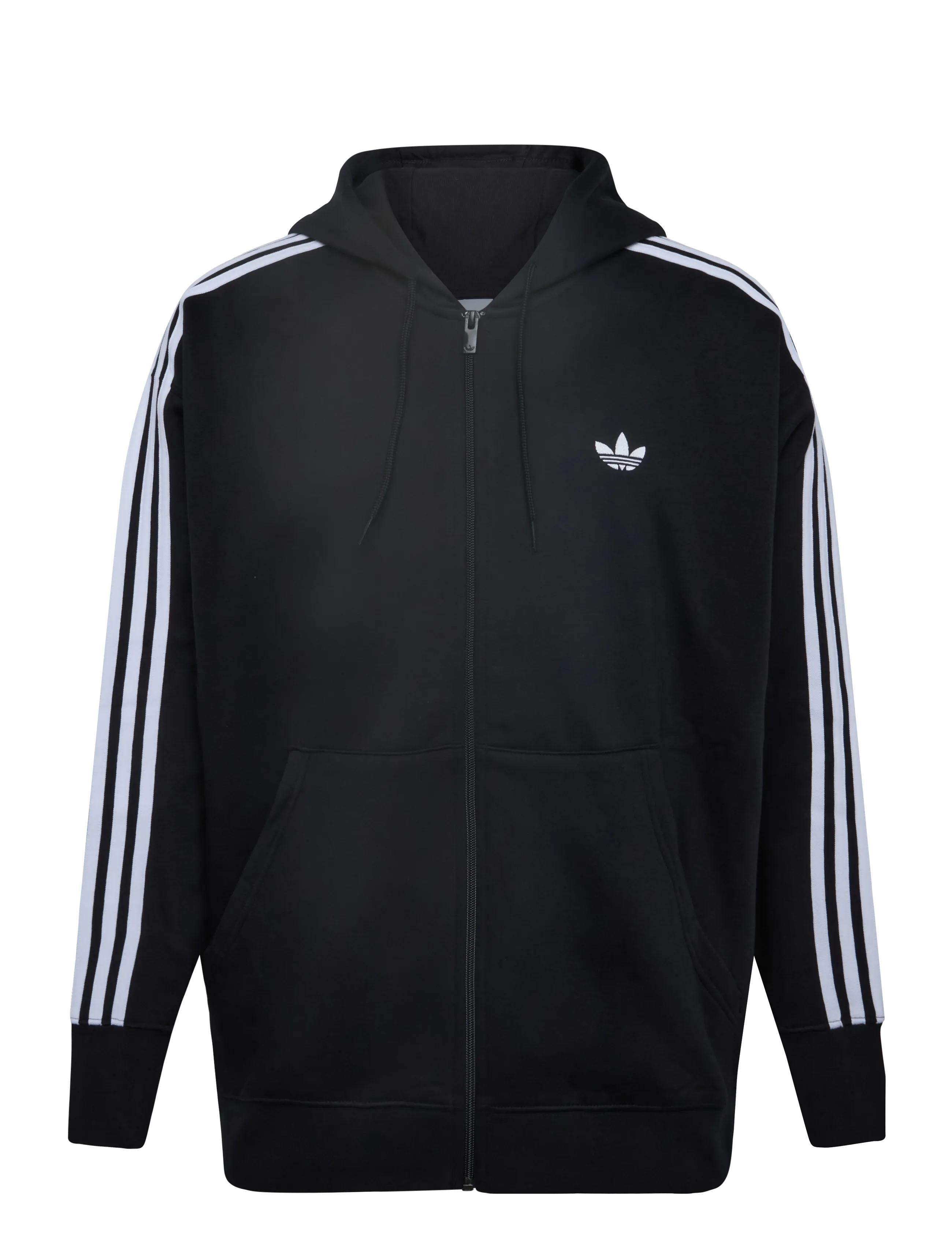 adidas Originals Baggy Fz Hoodie, XL, Black, Sport Sweatshirts & Hoodies > Sport Hoodies, Herre
