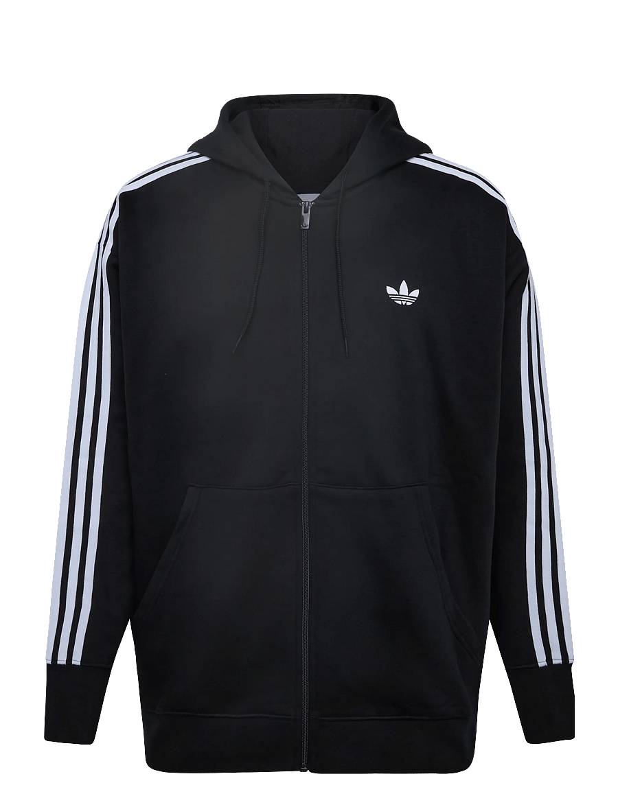 adidas Originals - BAGGY FZ HOODIE - kapuutsiga dressipluusid - black - 0