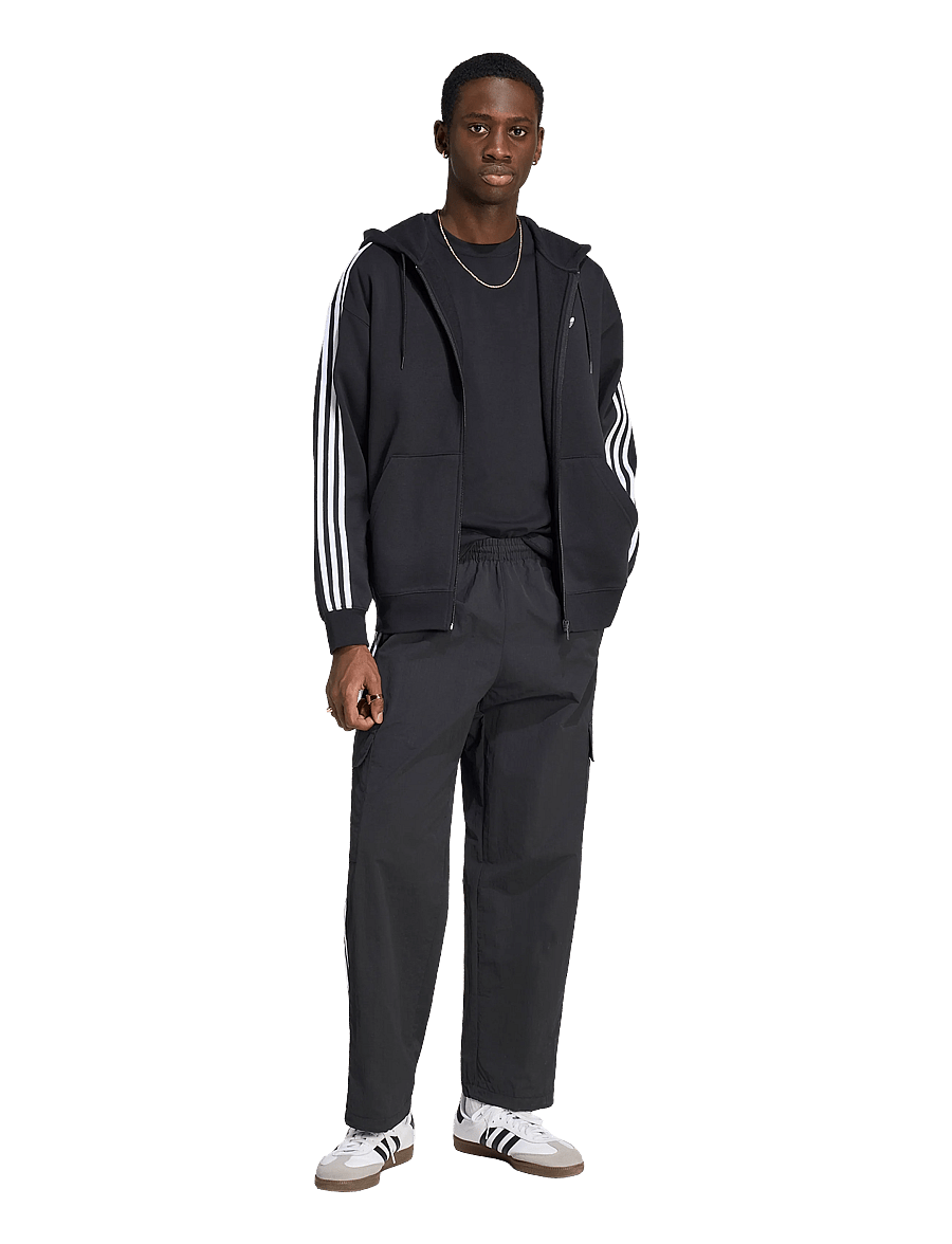 adidas Originals - BAGGY FZ HOODIE - overdele - black - 0