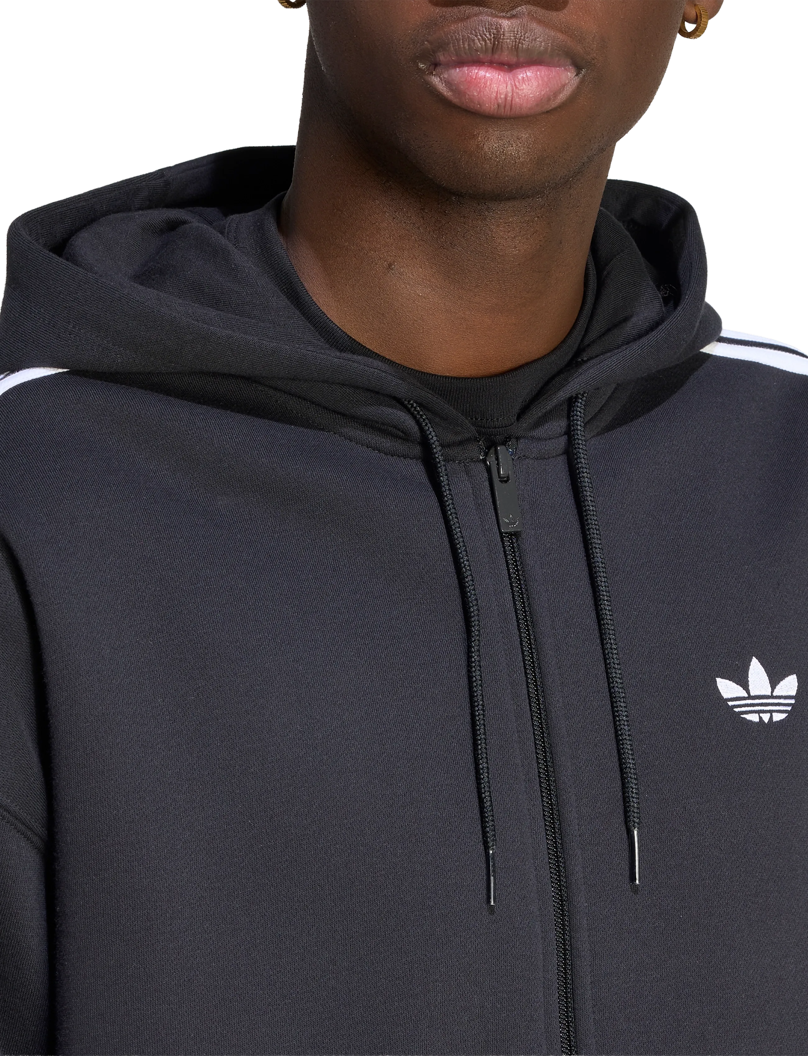 adidas Originals - BAGGY FZ HOODIE - overdele - black - 4