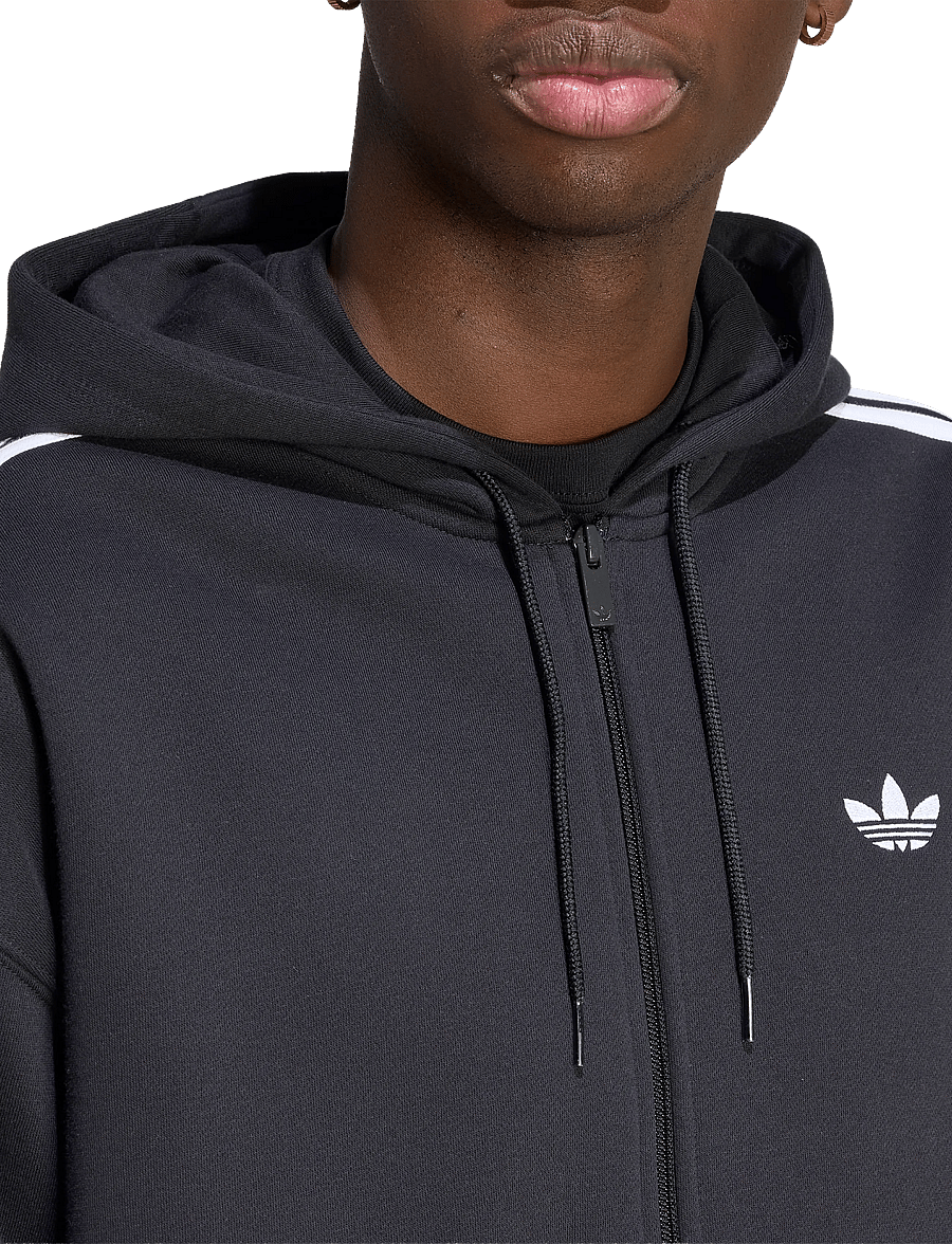 adidas Originals - BAGGY FZ HOODIE - overdele - black - 4