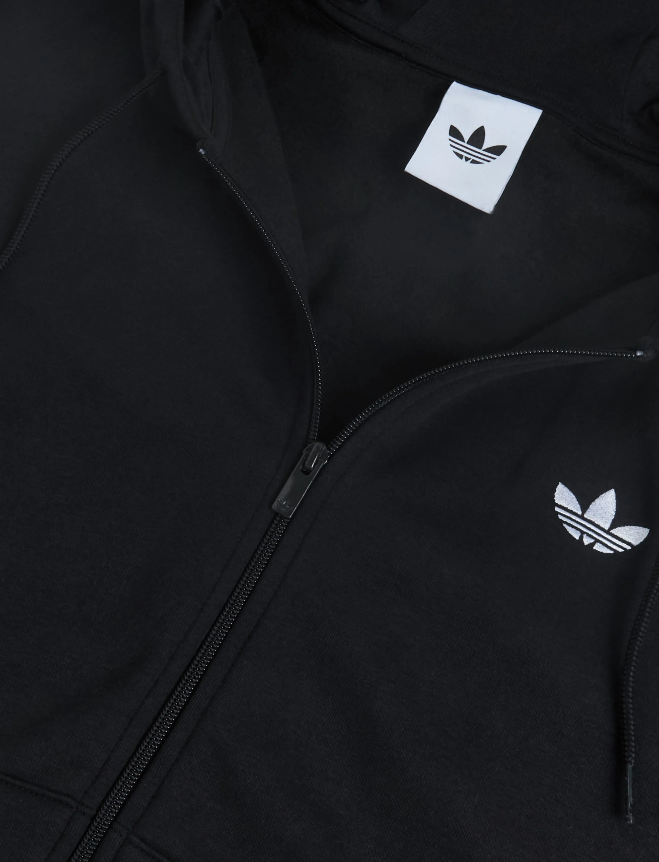 adidas Originals - BAGGY FZ HOODIE - sweatshirts - black - 2