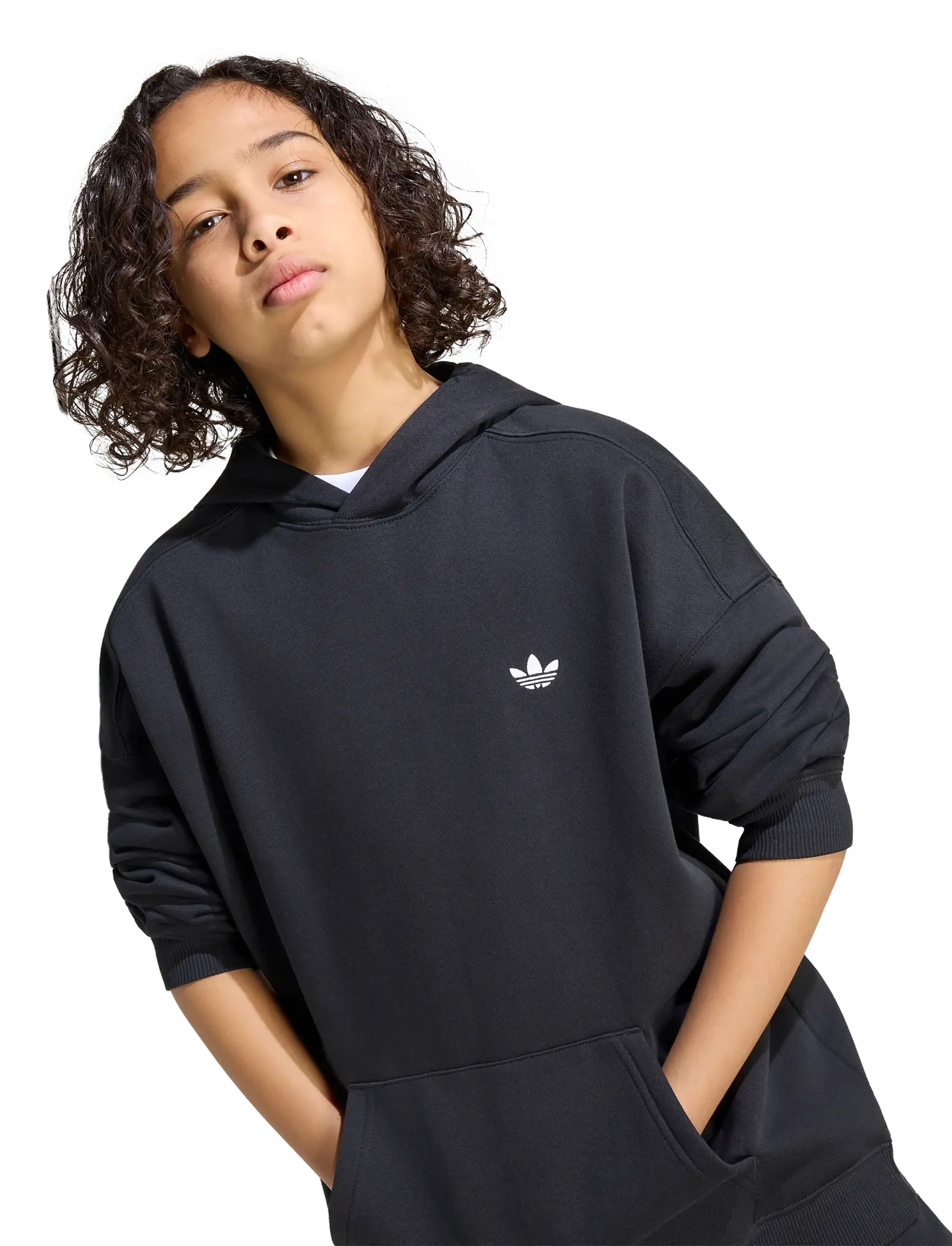 adidas Originals - OVERSIZE HOODIE - kapuzenpullover - black - 5