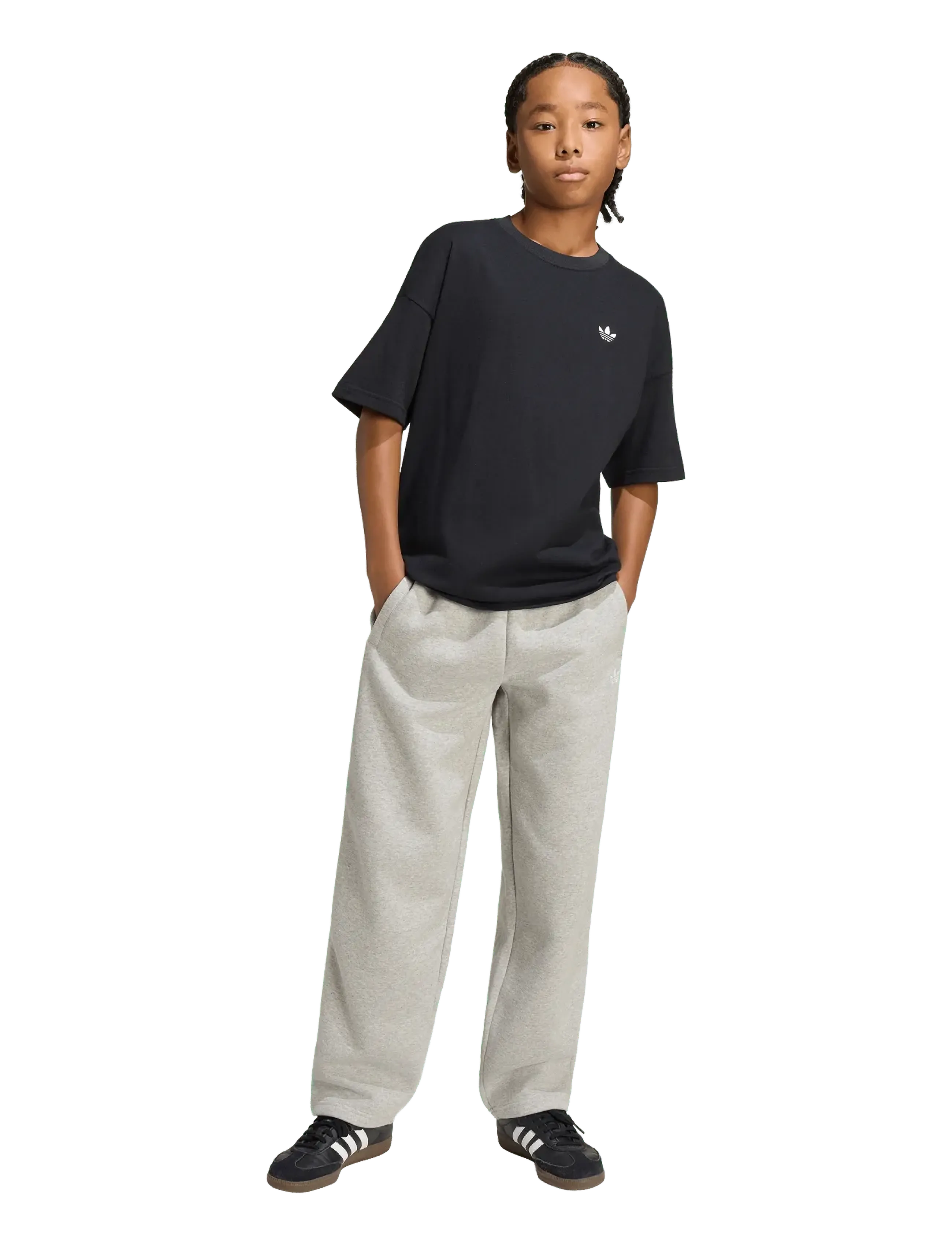 adidas Originals O Hem Pant Fl, 170, Sport, Grau - Sweatpants, Kinder