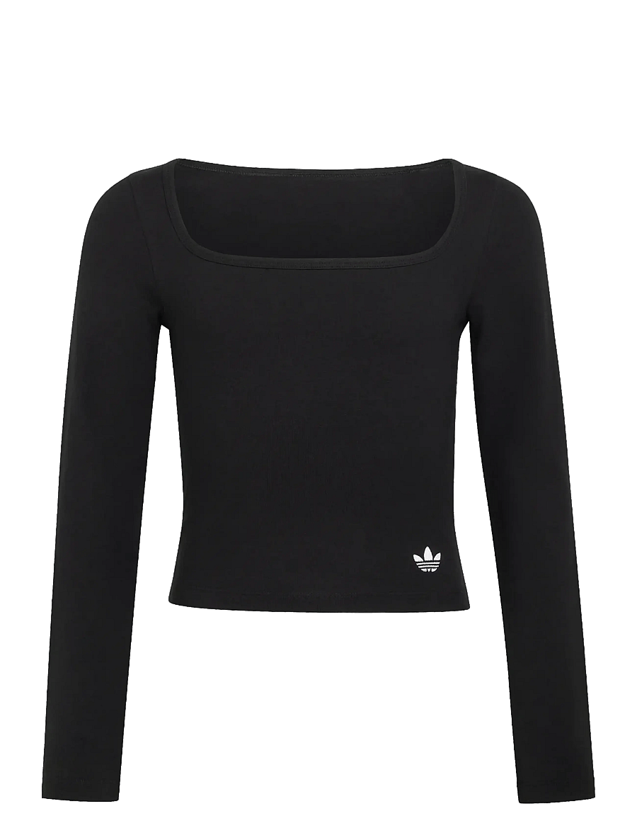 adidas Originals - SLIM LONGSLEEVE - sporditopid - black - 1