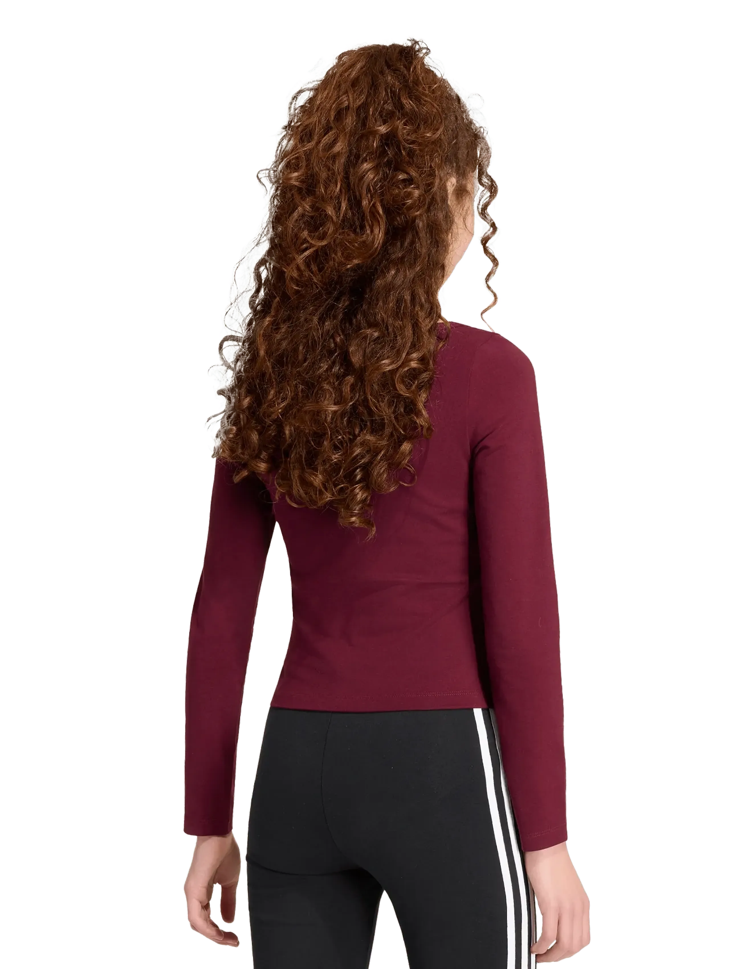 adidas Originals - SLIM LONGSLEEVE - maroon - 5