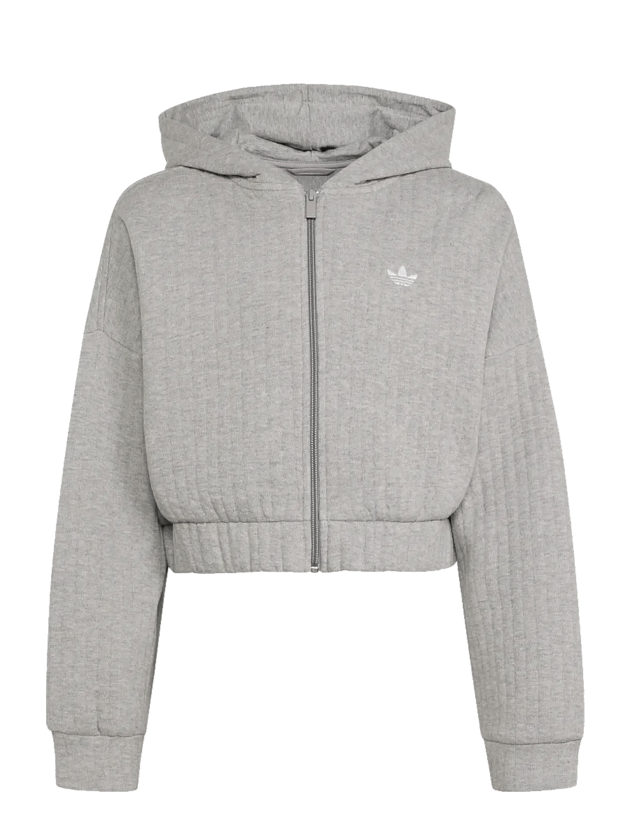 adidas Originals - LO ZIP HOODIE - hættetrøjer - mgreyh - 1