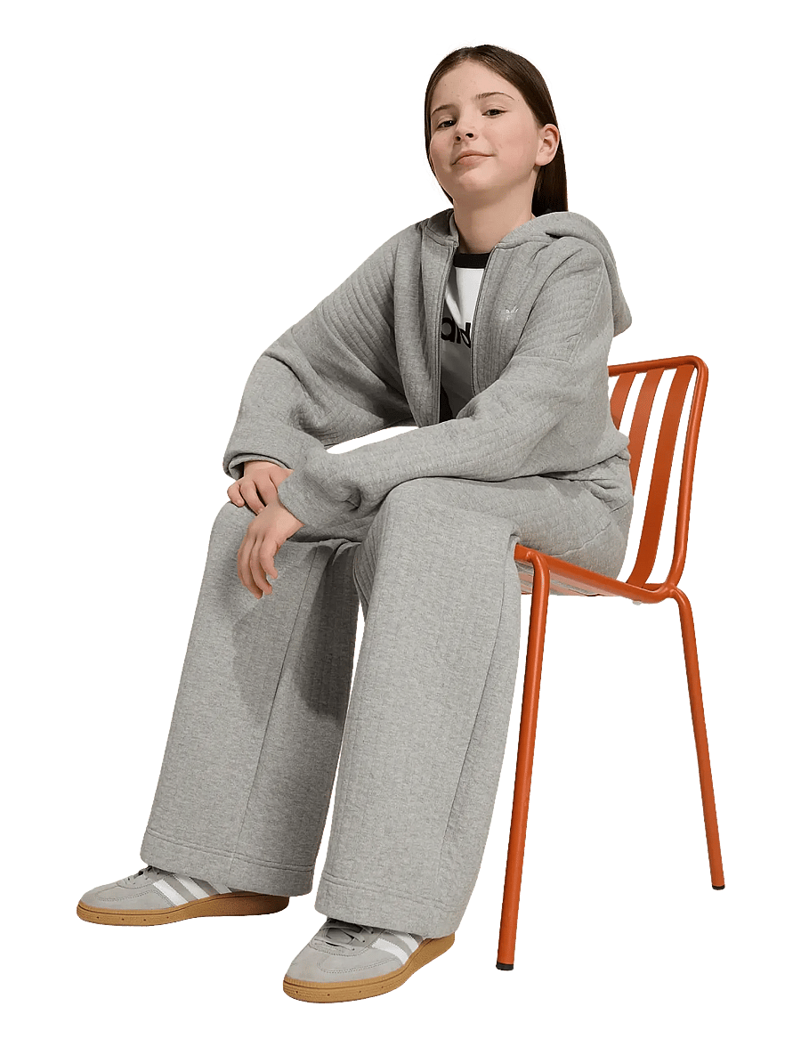 adidas Originals - LO ZIP HOODIE - hættetrøjer - mgreyh - 0