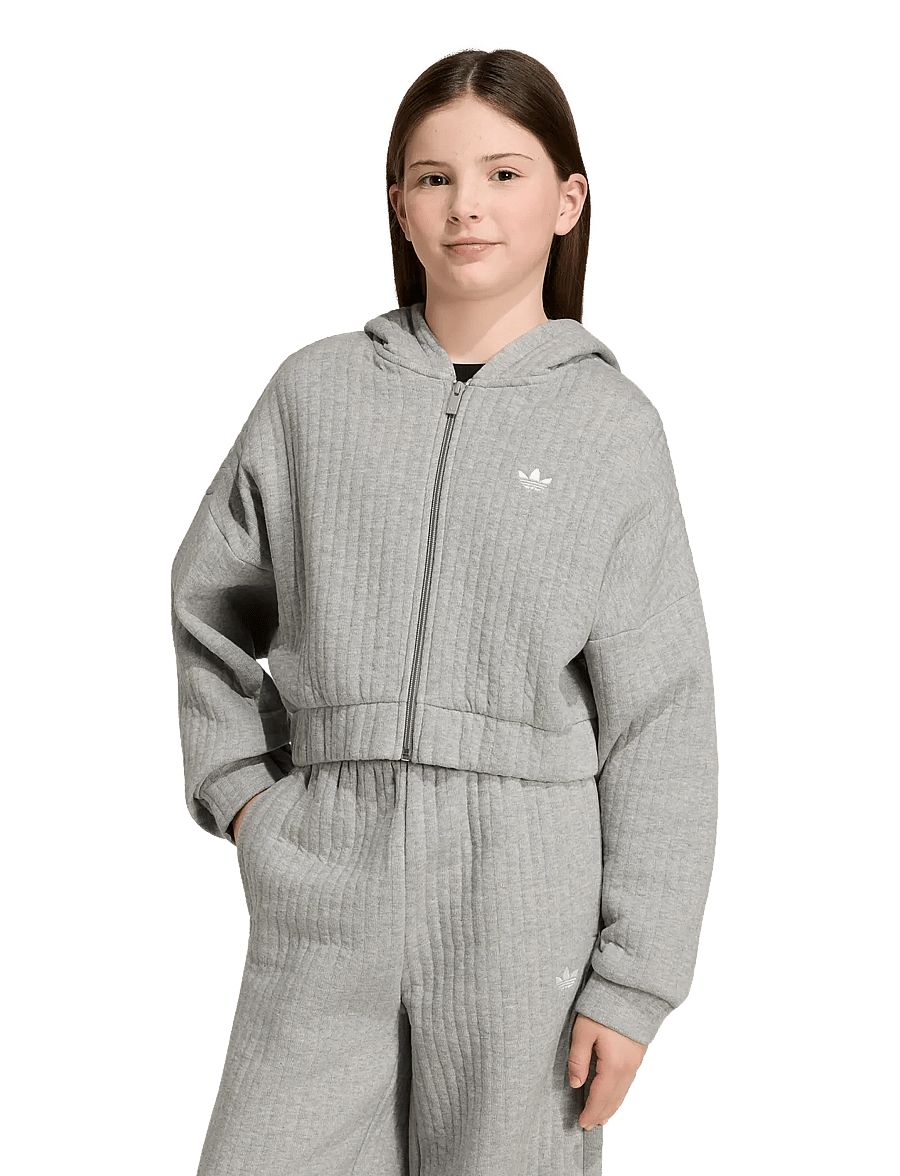adidas Originals - LO ZIP HOODIE - hættetrøjer - mgreyh - 2