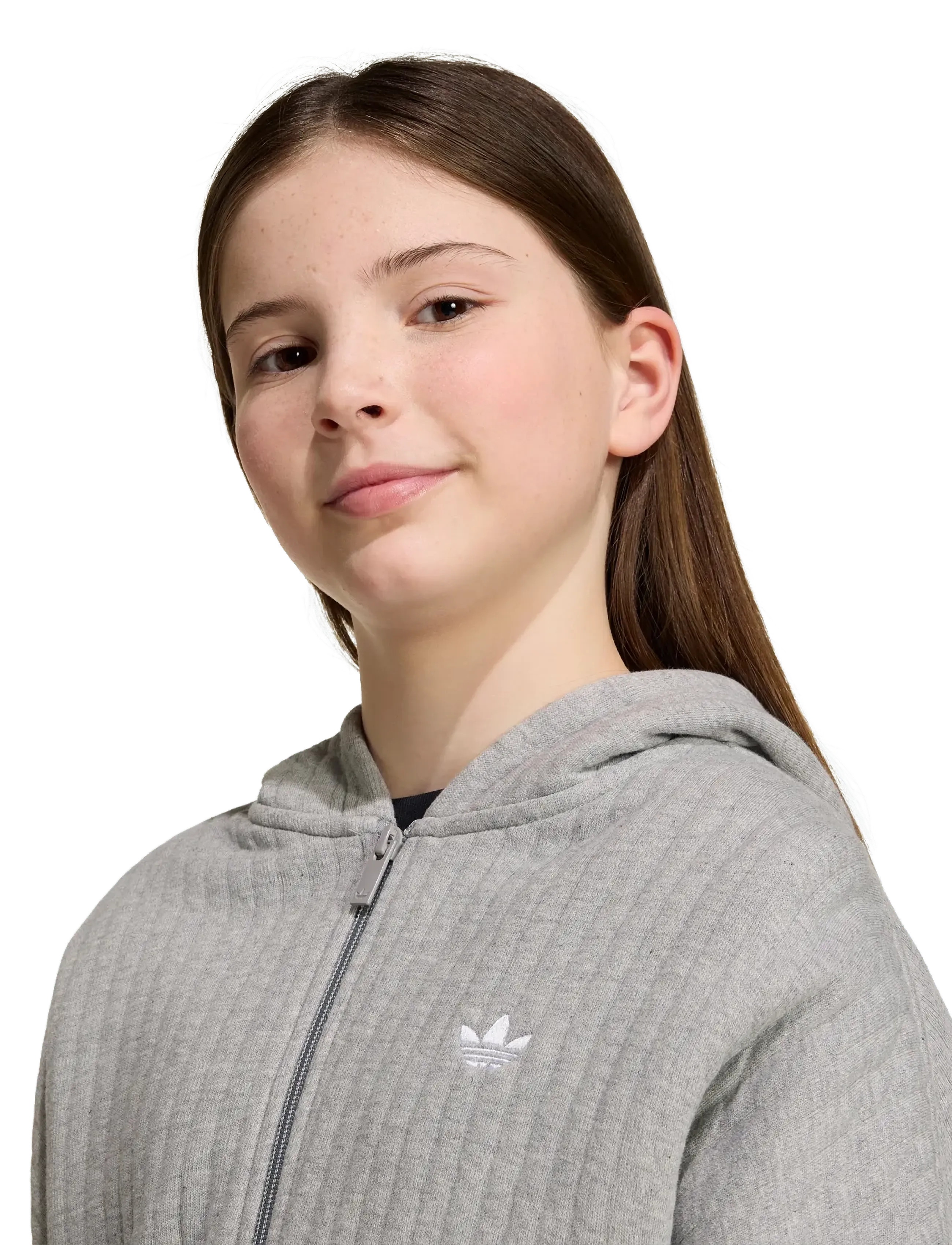 adidas Originals - LO ZIP HOODIE - hættetrøjer - mgreyh - 3