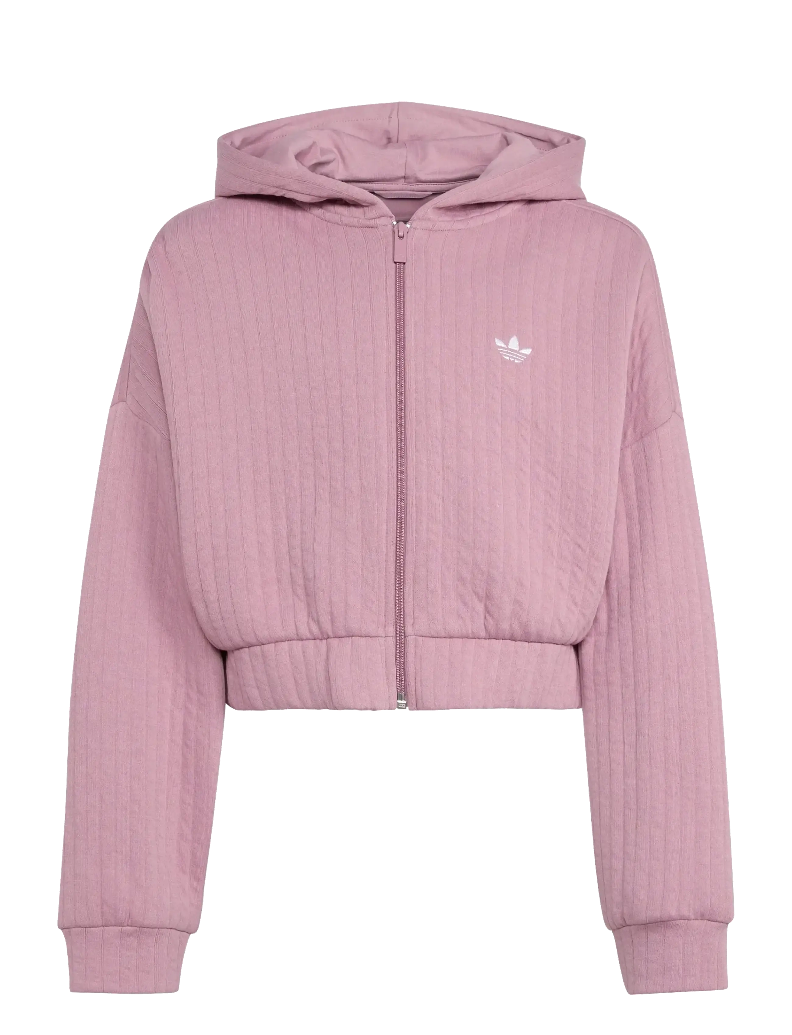 adidas Originals LO ZIP HOODIE - Clothing - MAGMAU / pink/rose