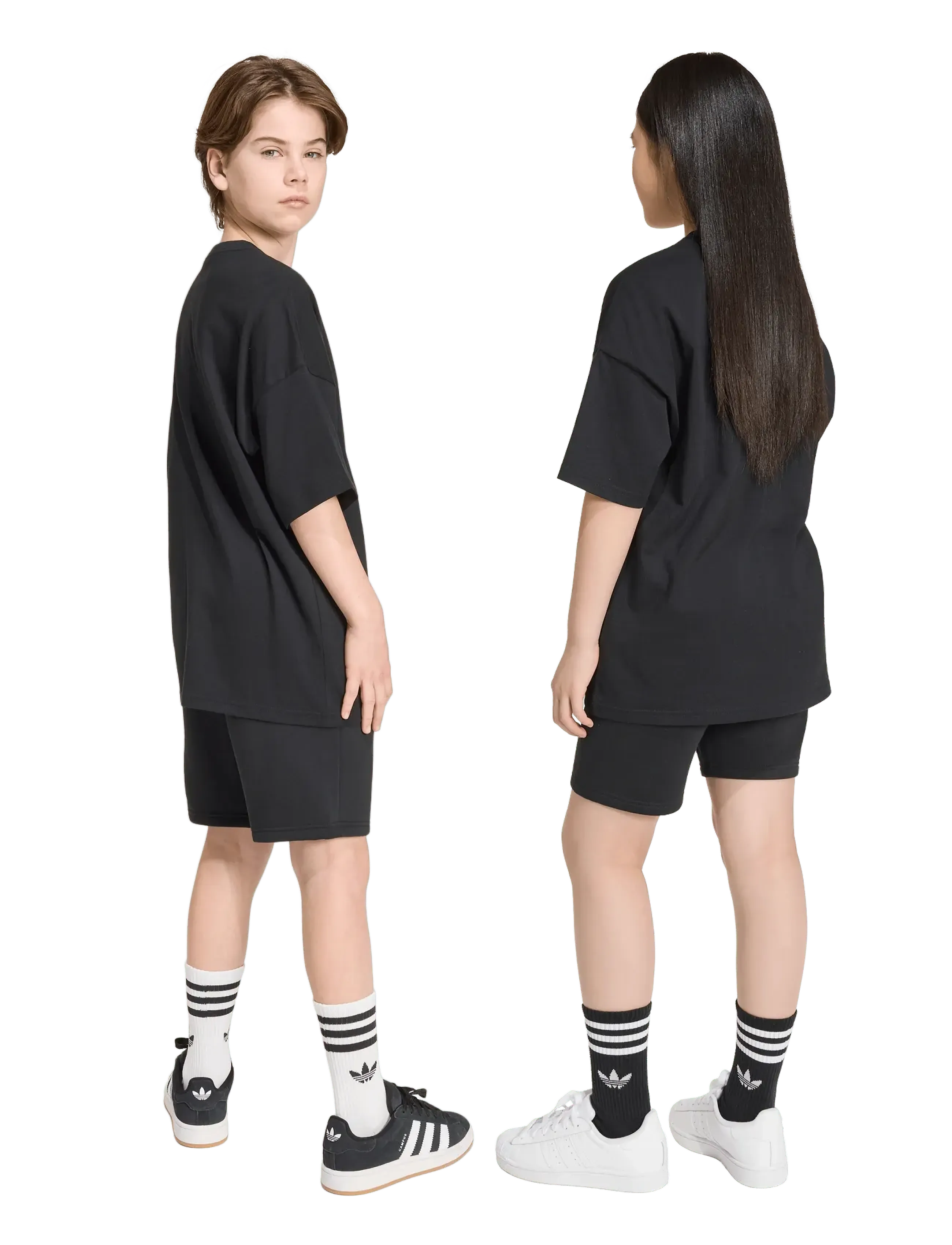 adidas Originals - SHORTS TEE SET - 2-teilige sets - black - 4