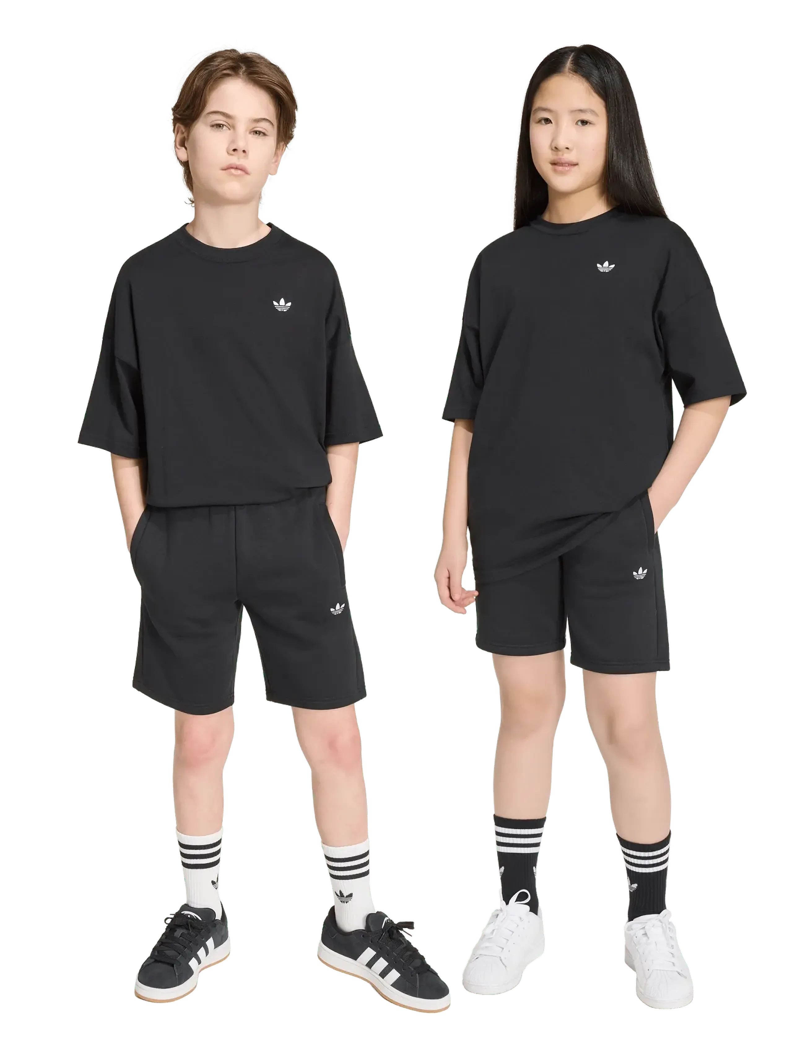 adidas Originals - SHORTS TEE SET - 2-teilige sets - black - 5
