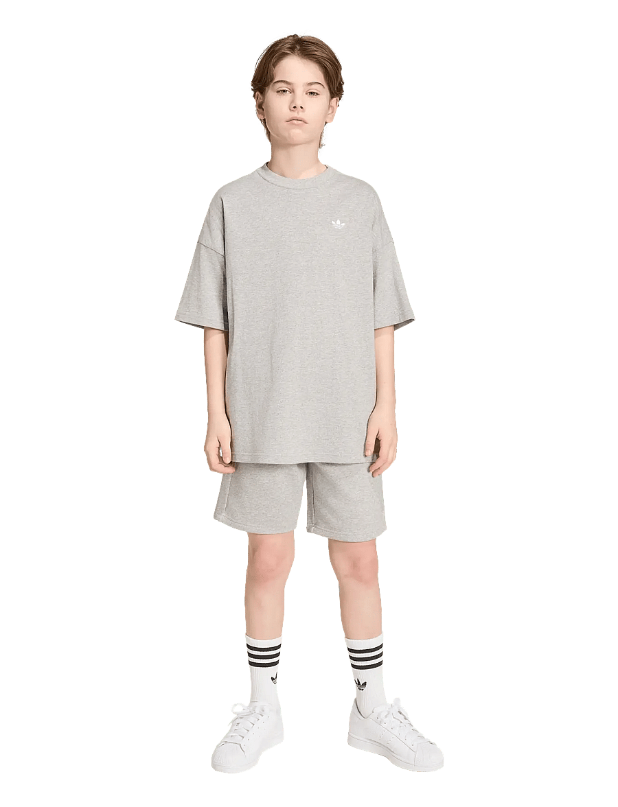 adidas Originals - SHORTS TEE SET - 2-osalised komplektid - mgreyh - 5