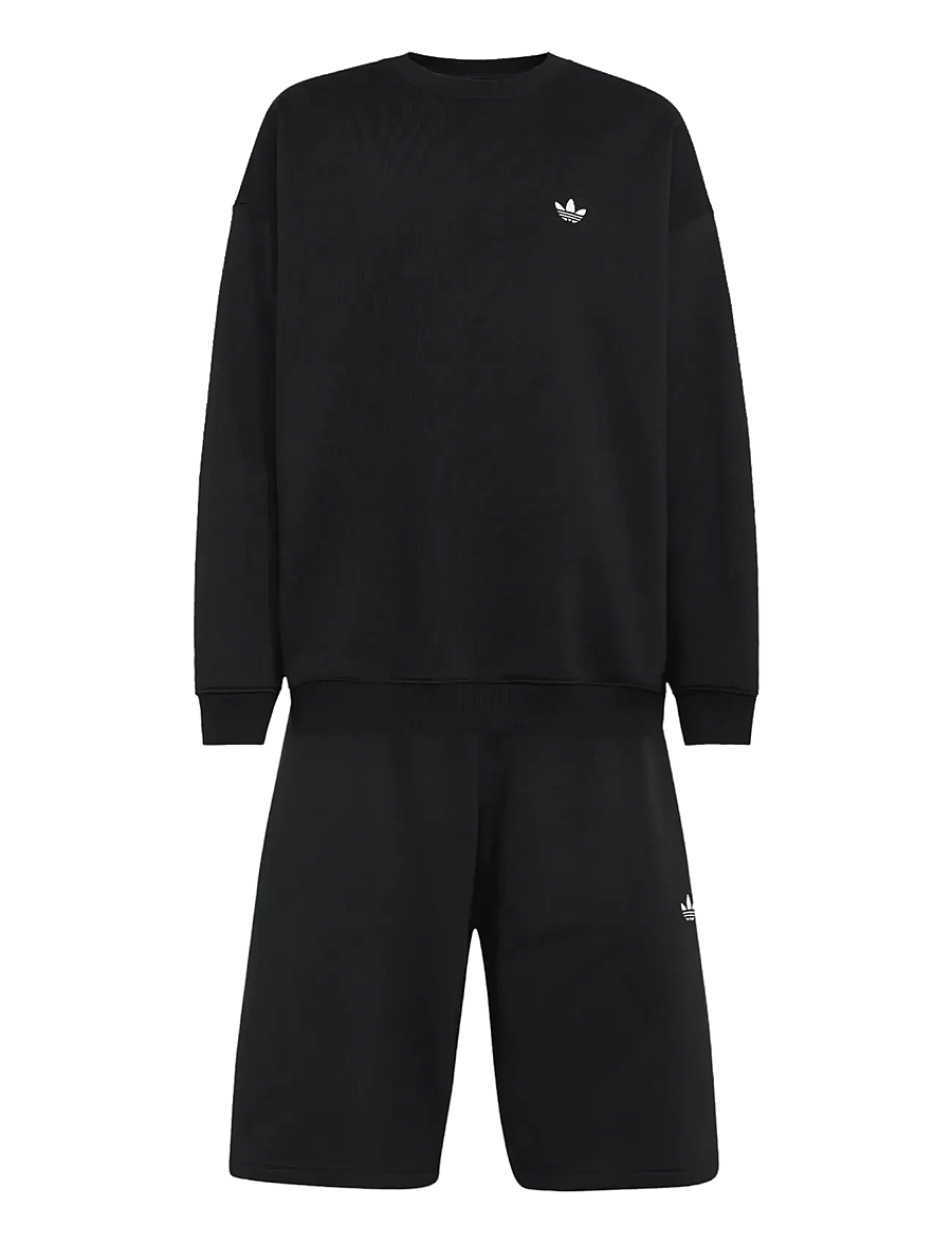 adidas Originals - CREW SHORTS SET - matchende sæt - black - 1