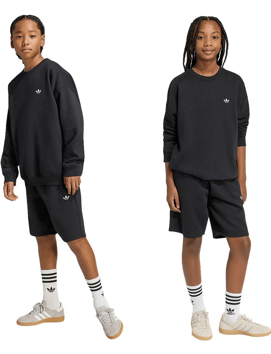 adidas Originals - CREW SHORTS SET - matchende sæt - black - 4