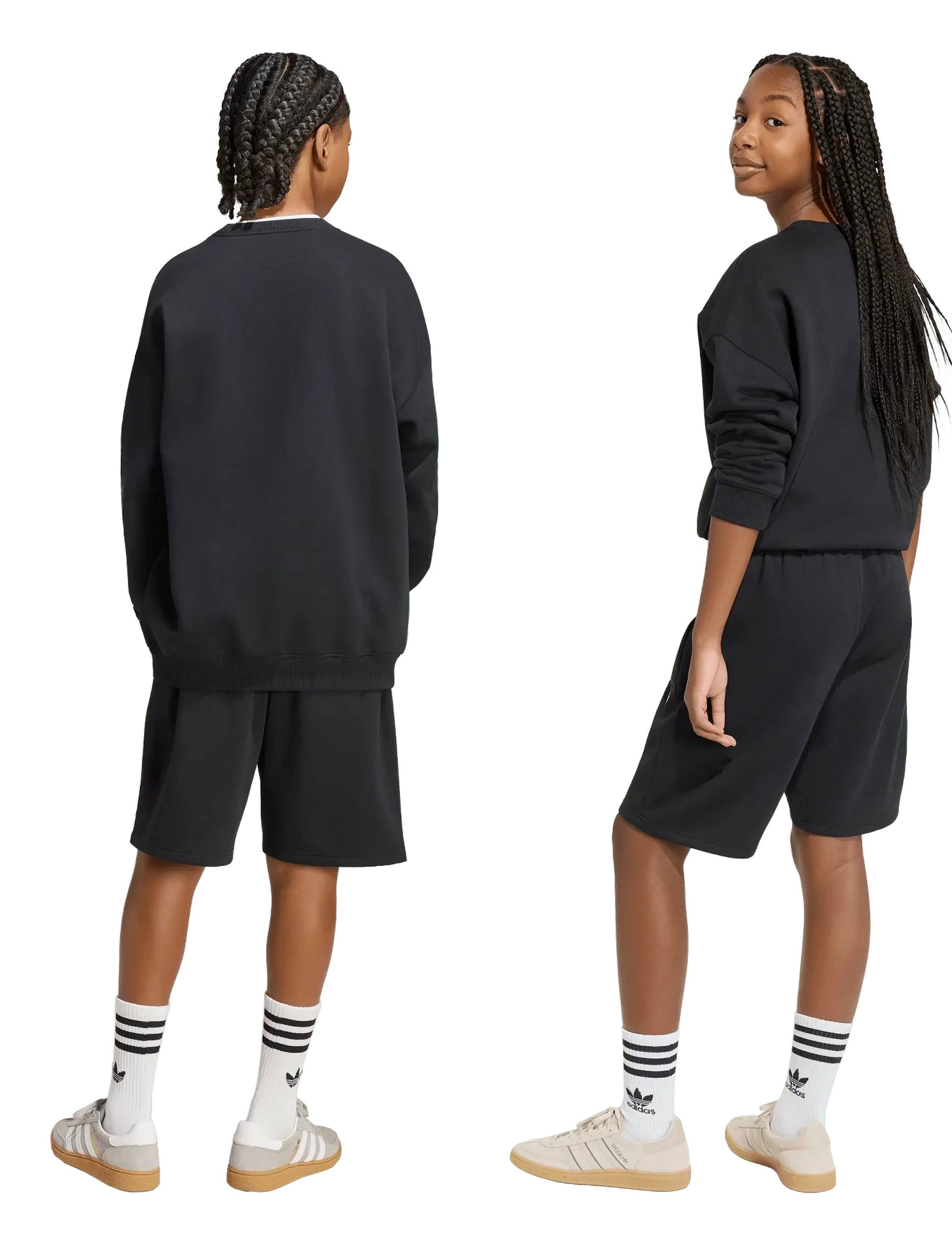 adidas Originals - CREW SHORTS SET - matchende sæt - black - 5