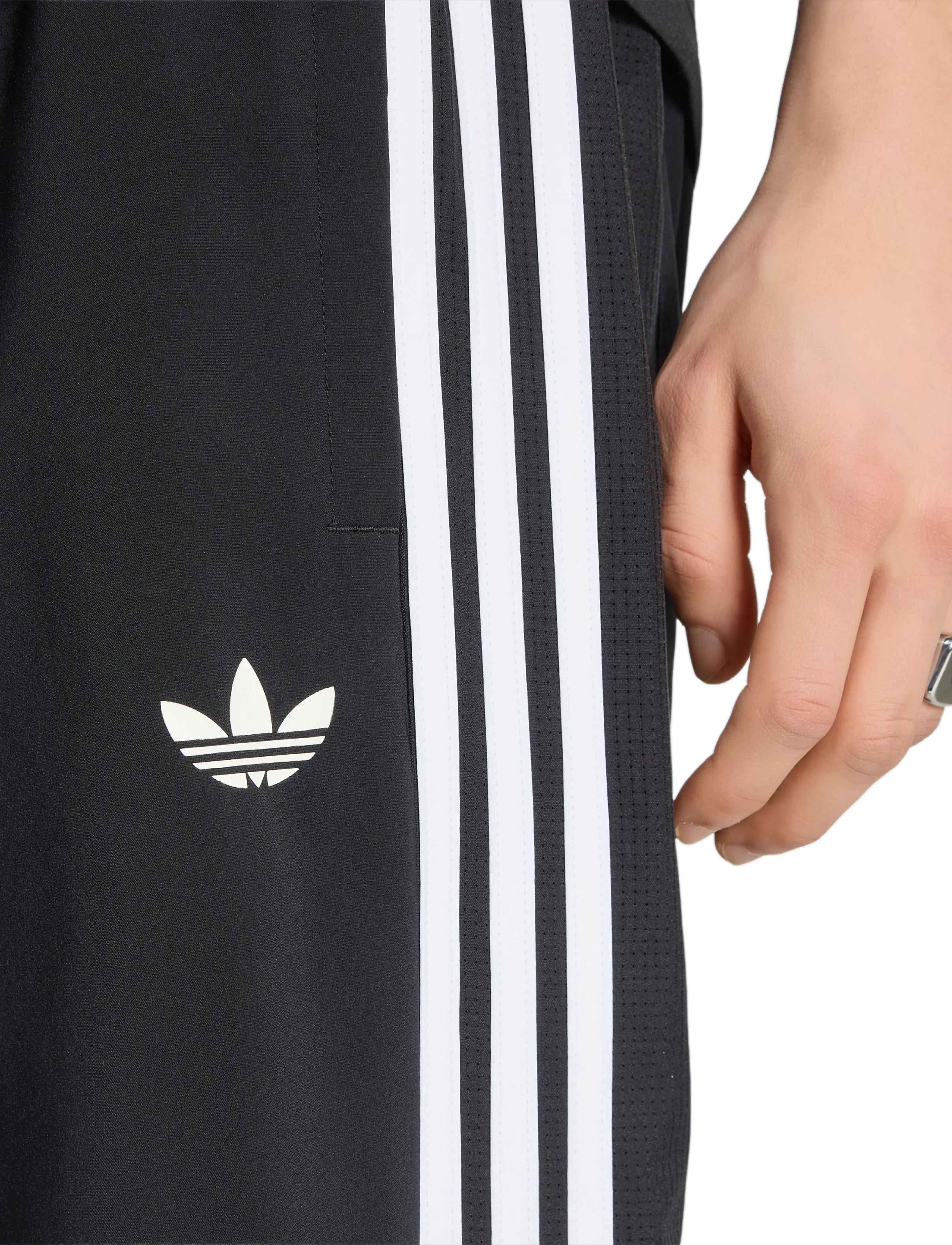 adidas Originals - TEAMGEIST TP - hosen - black/white - 4