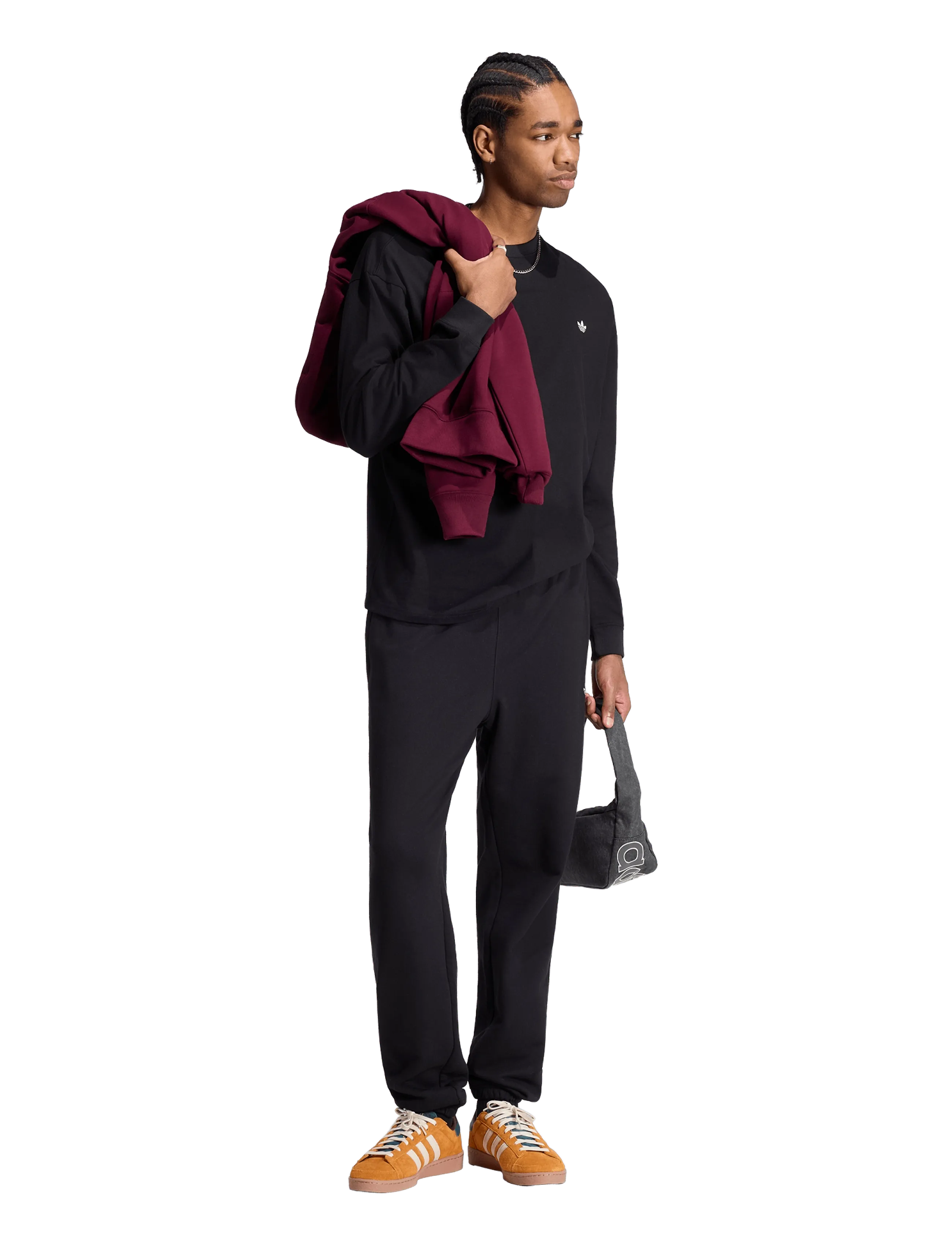 adidas Originals Ess Pants Ft, L, Sport Pants, Schwarz - Sweatpants, Männerswear