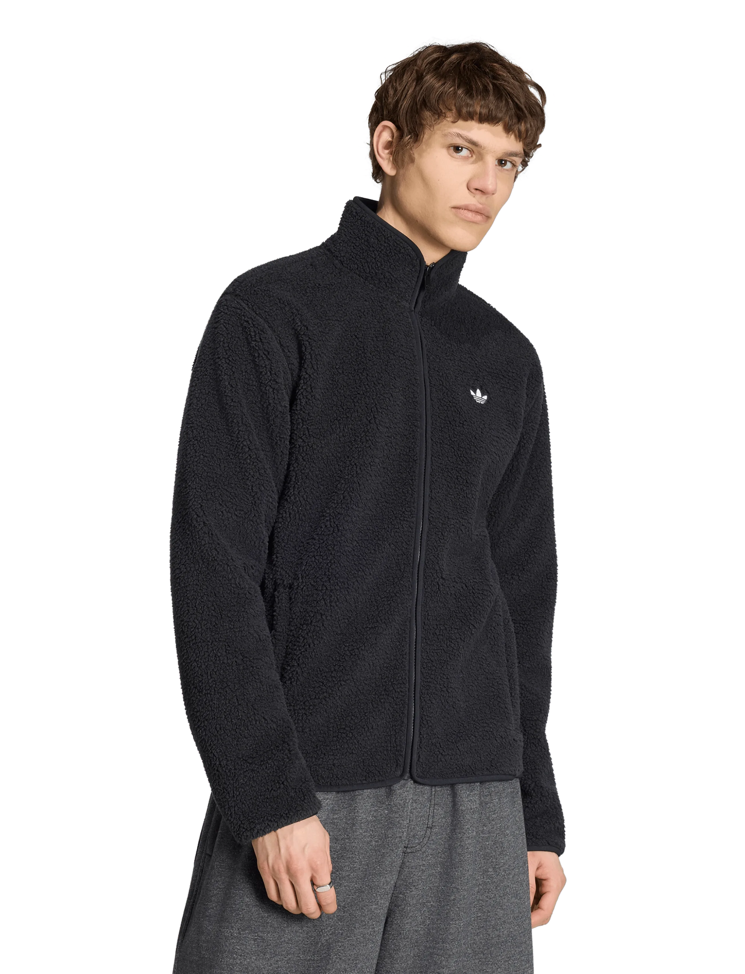 adidas Originals Ess Jkt, XL, Black, Sport Fleeces & Midlayers > Sport Fleeces, Herre